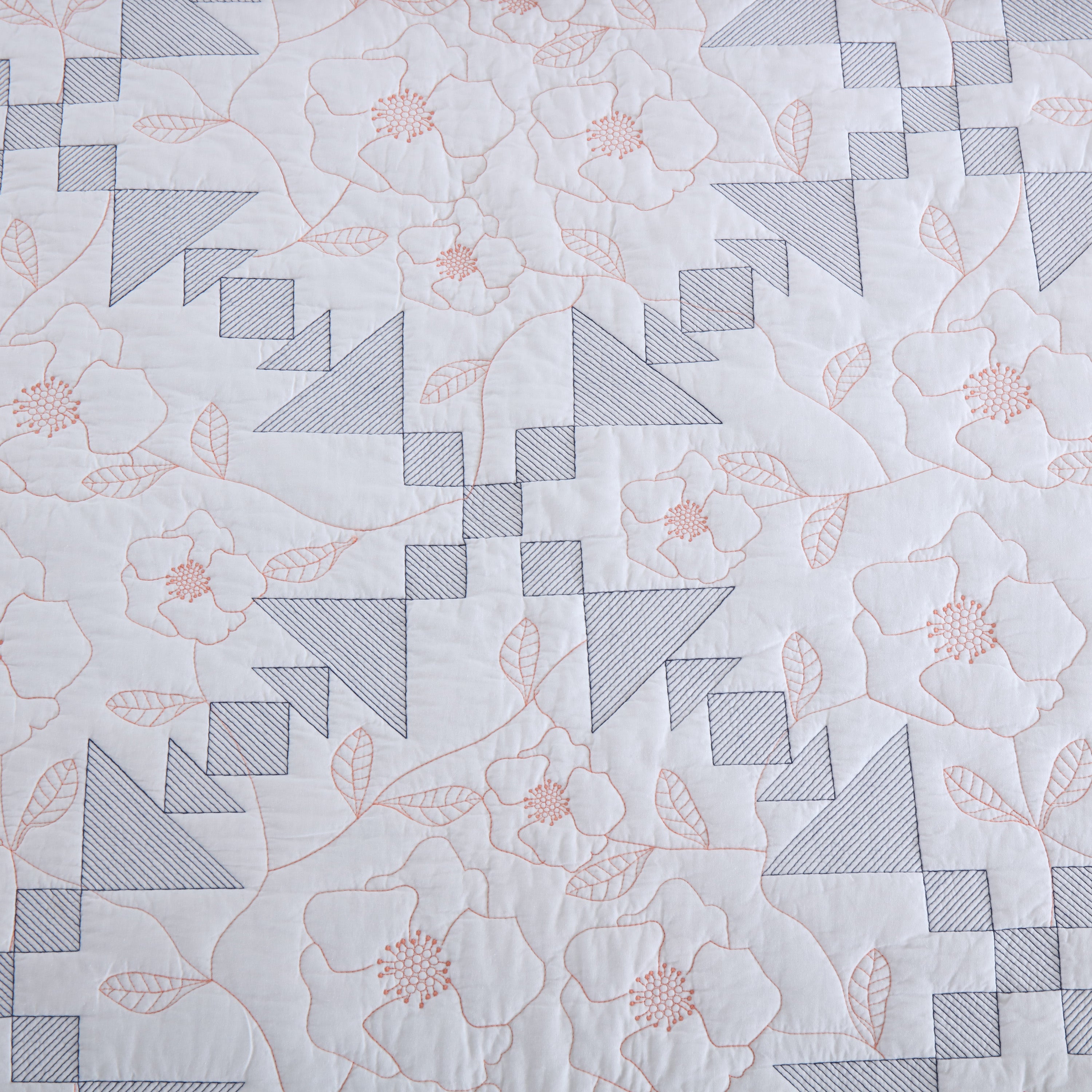 3 Piece 100% Cotton Christmas Tree Oversized Quilt Bedspread Set TC133