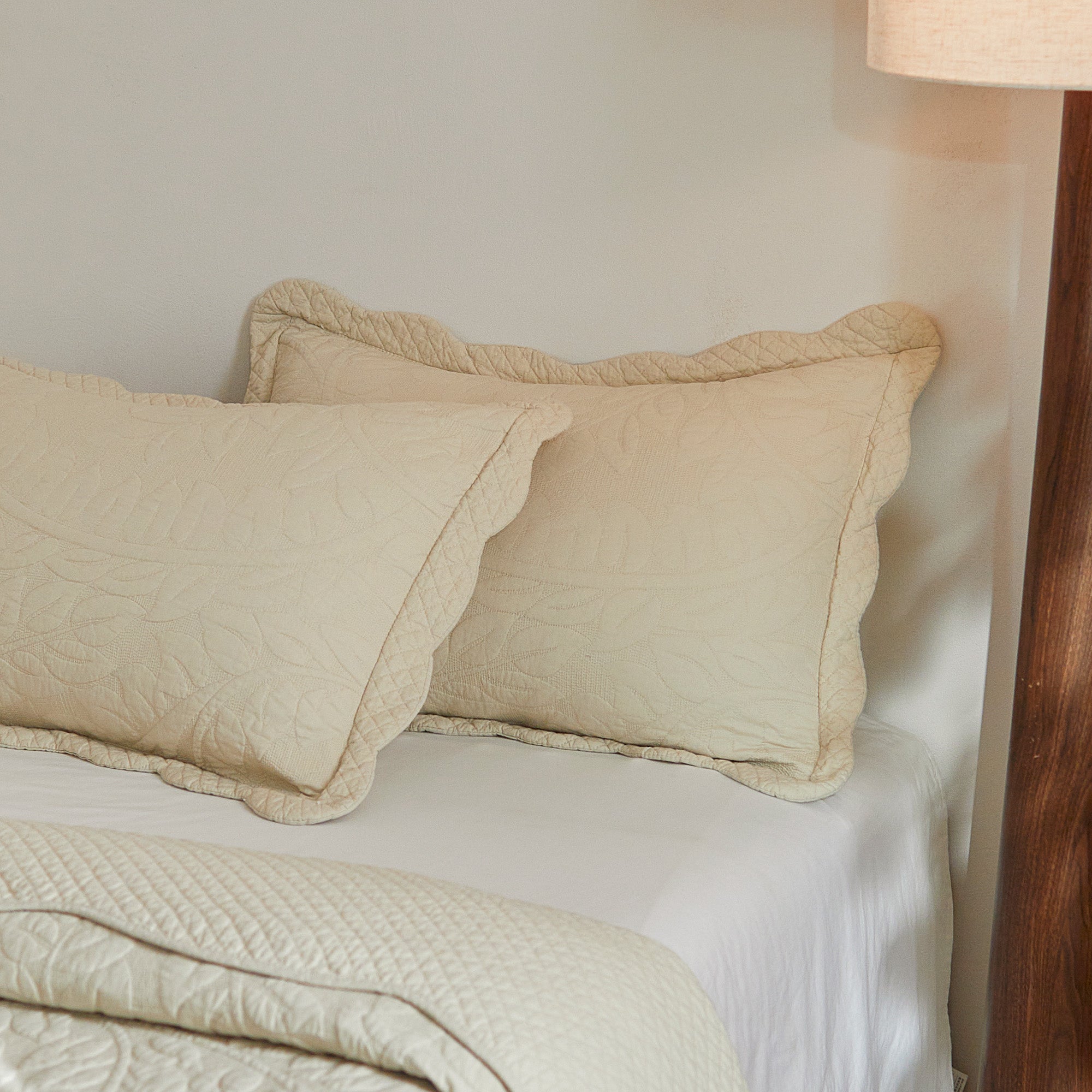 3 Piece 100% Cotton Quilt Set, Oversized Quilted Bedspread T