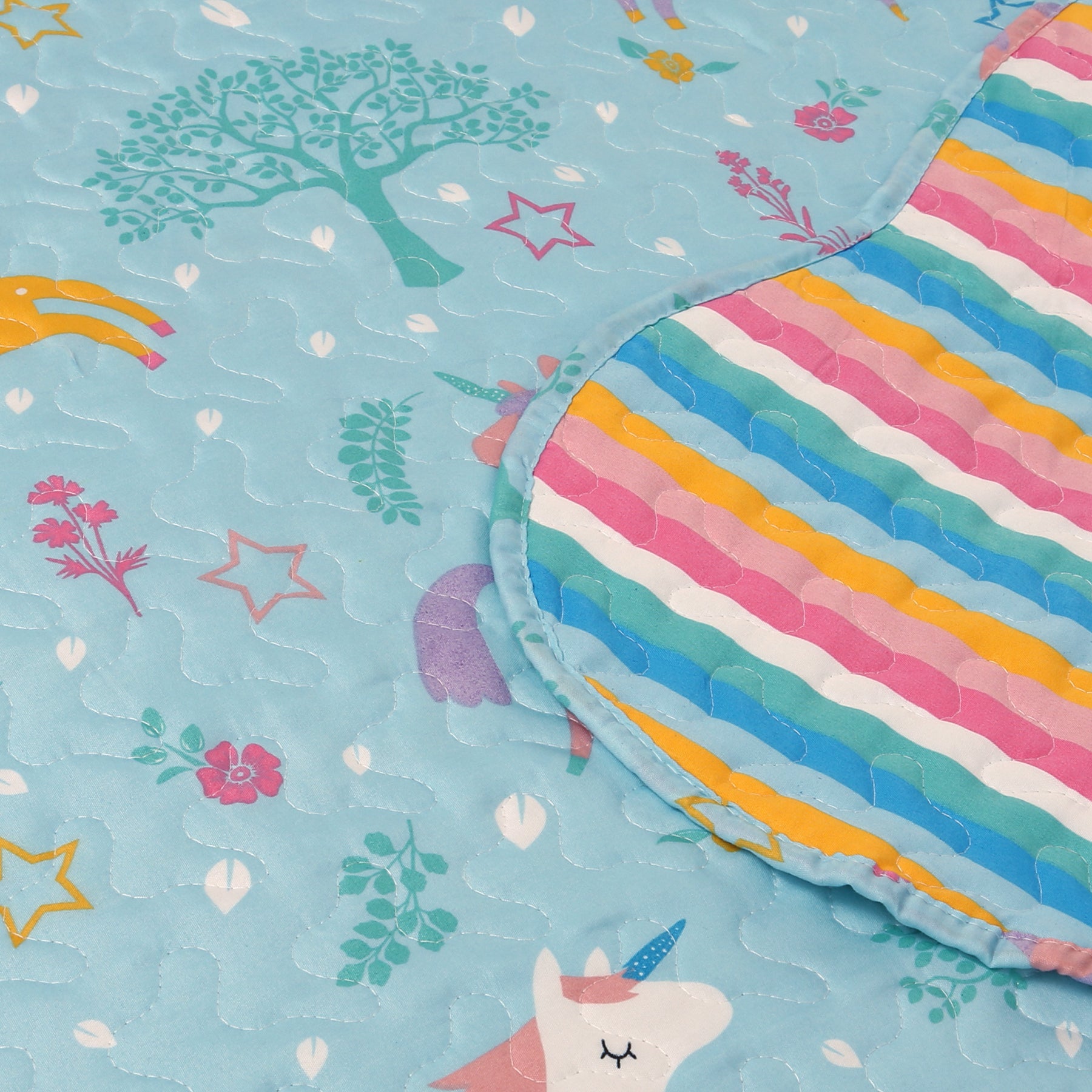 2/3 Piece Kids Quilt Bedspread Set Throw Blanket