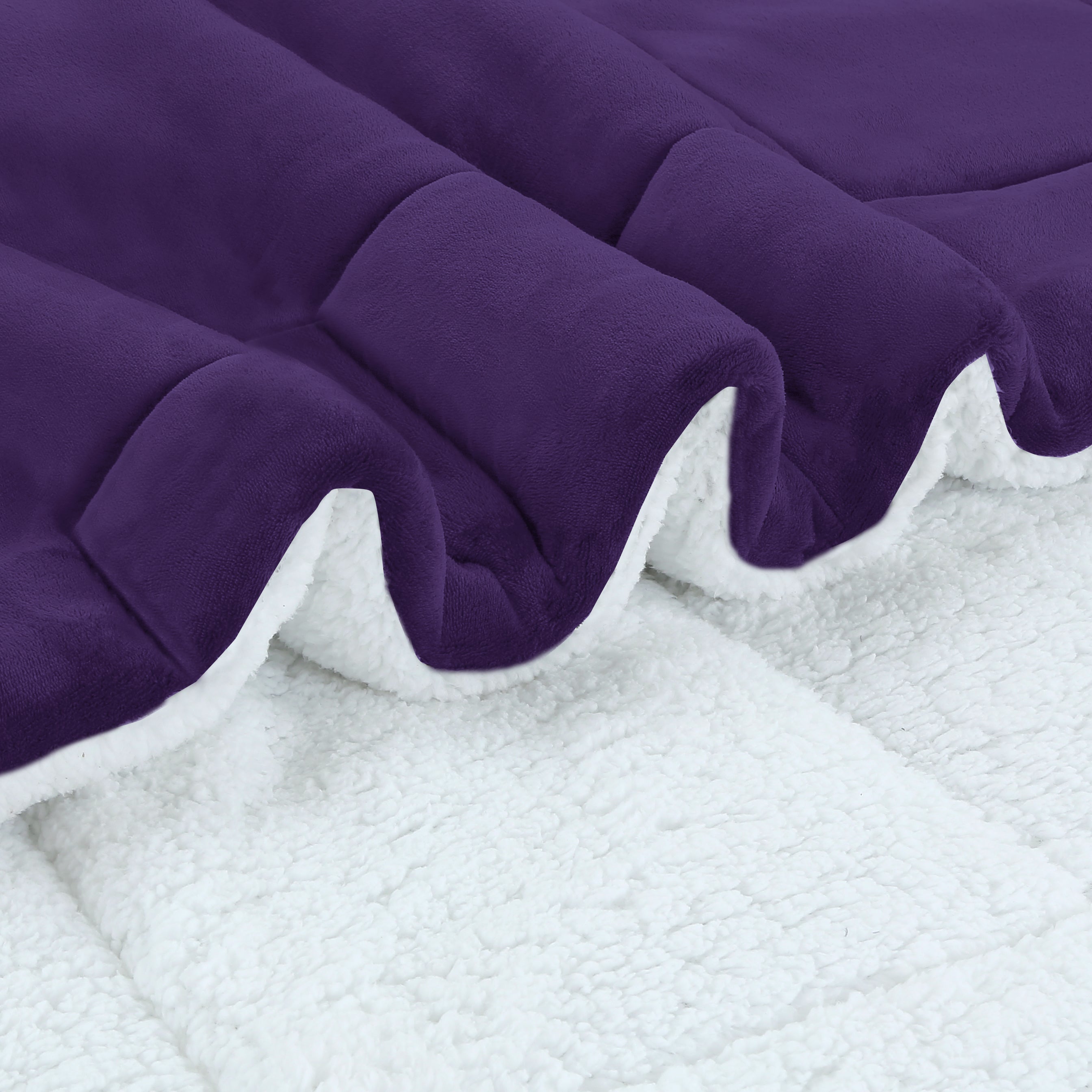3 Piece Soft Cozy Plush Solid Color Comforter Set