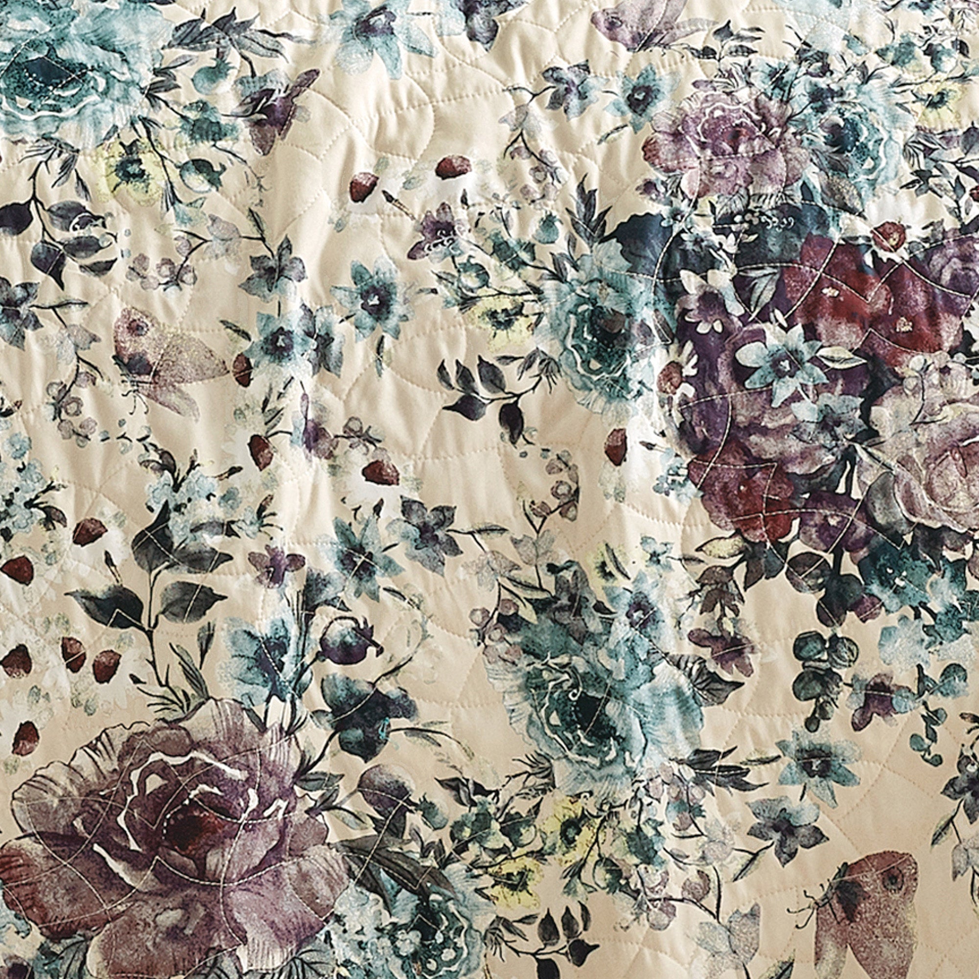 3 Piece Printed Lightweight Quilt Bedspread Set Helie 22681