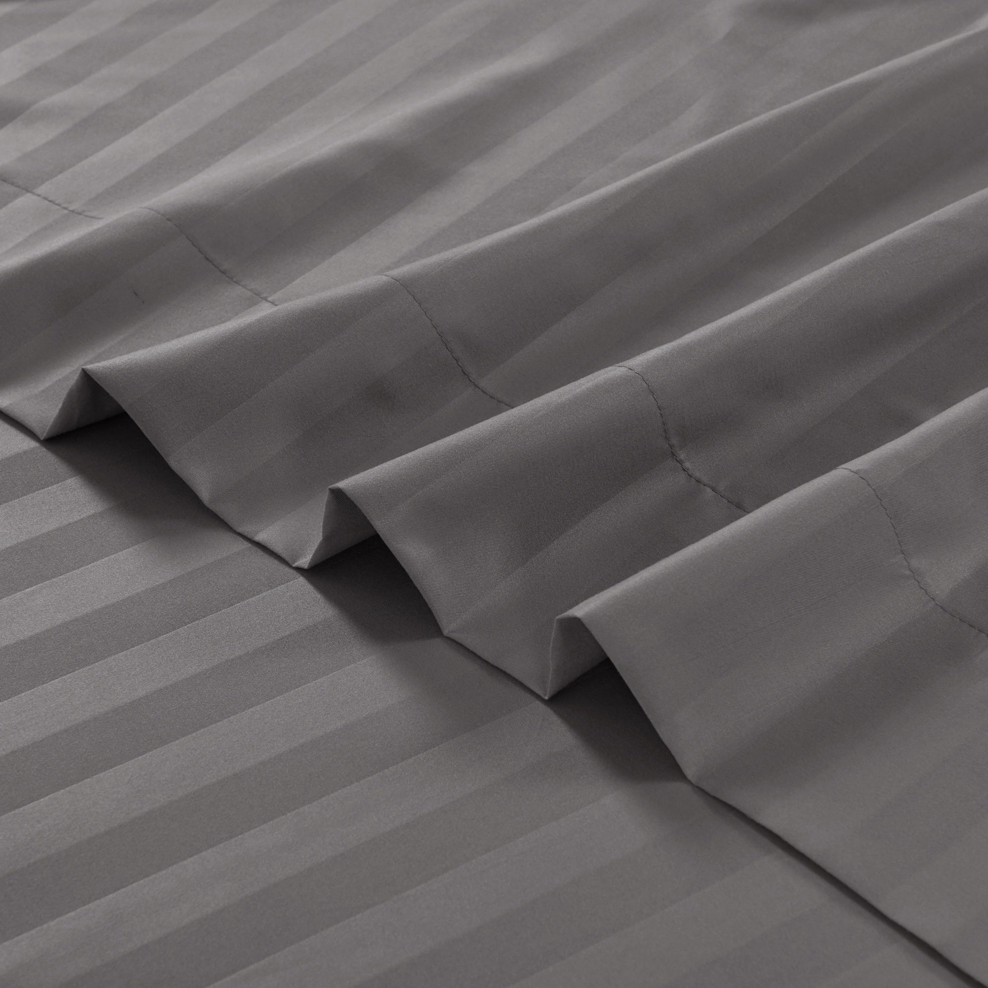 3/4 Piece Luxury Stripe Bed Sheet Set – Soft Hotel Bedding Collection 35000