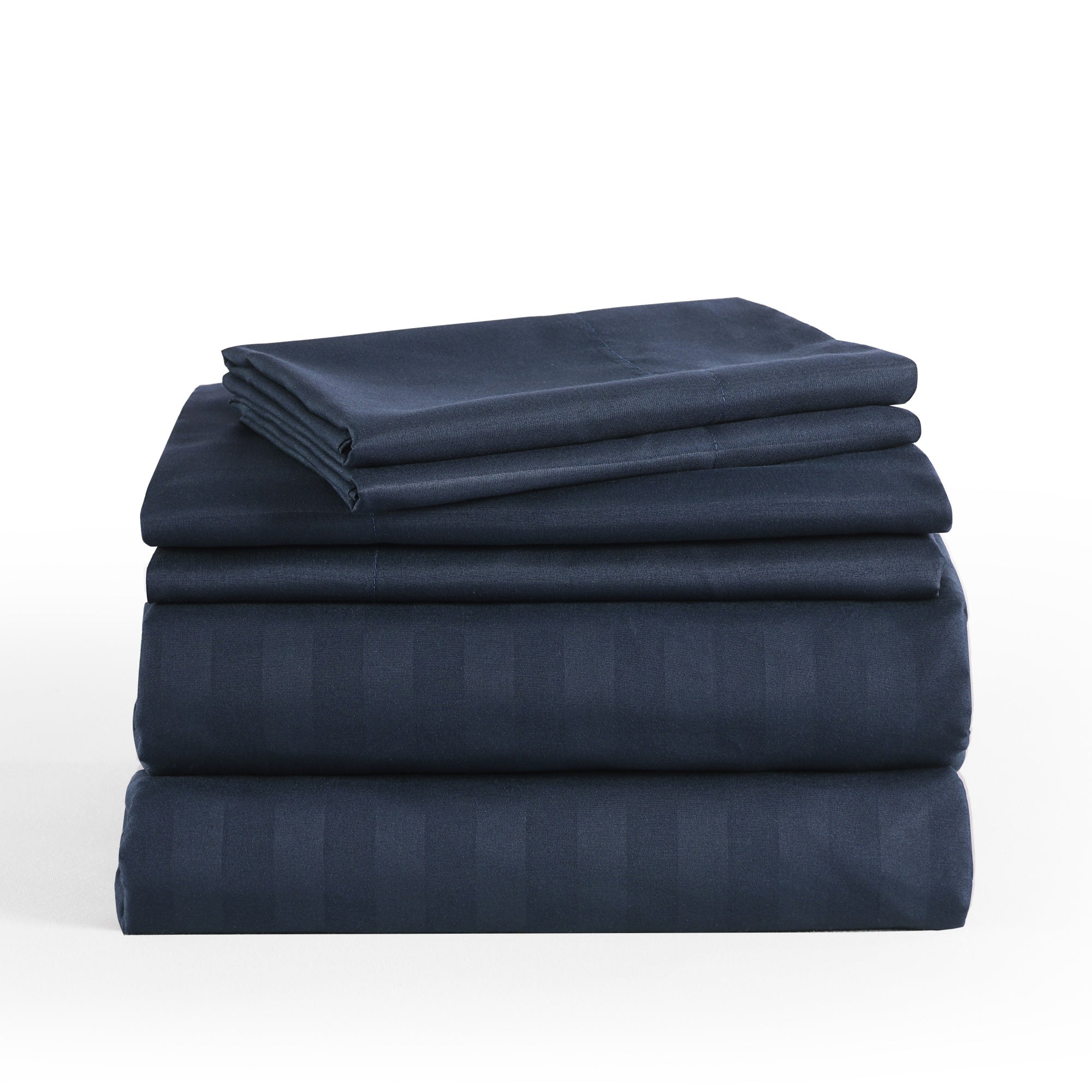3/4 Piece Luxury Stripe Bed Sheet Set – Soft Hotel Bedding Collection 35000