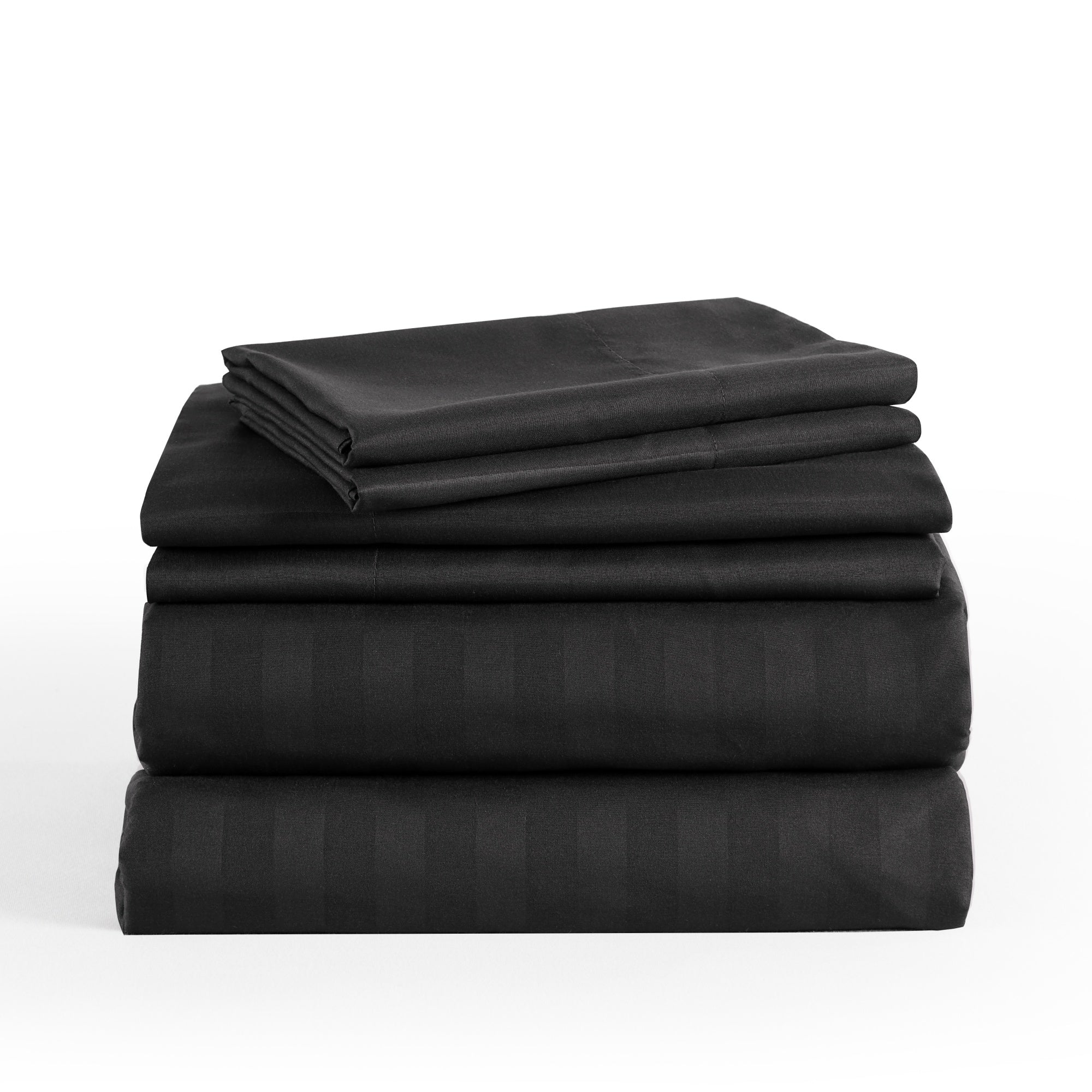 3/4 Piece Luxury Stripe Bed Sheet Set – Soft Hotel Bedding Collection 35000