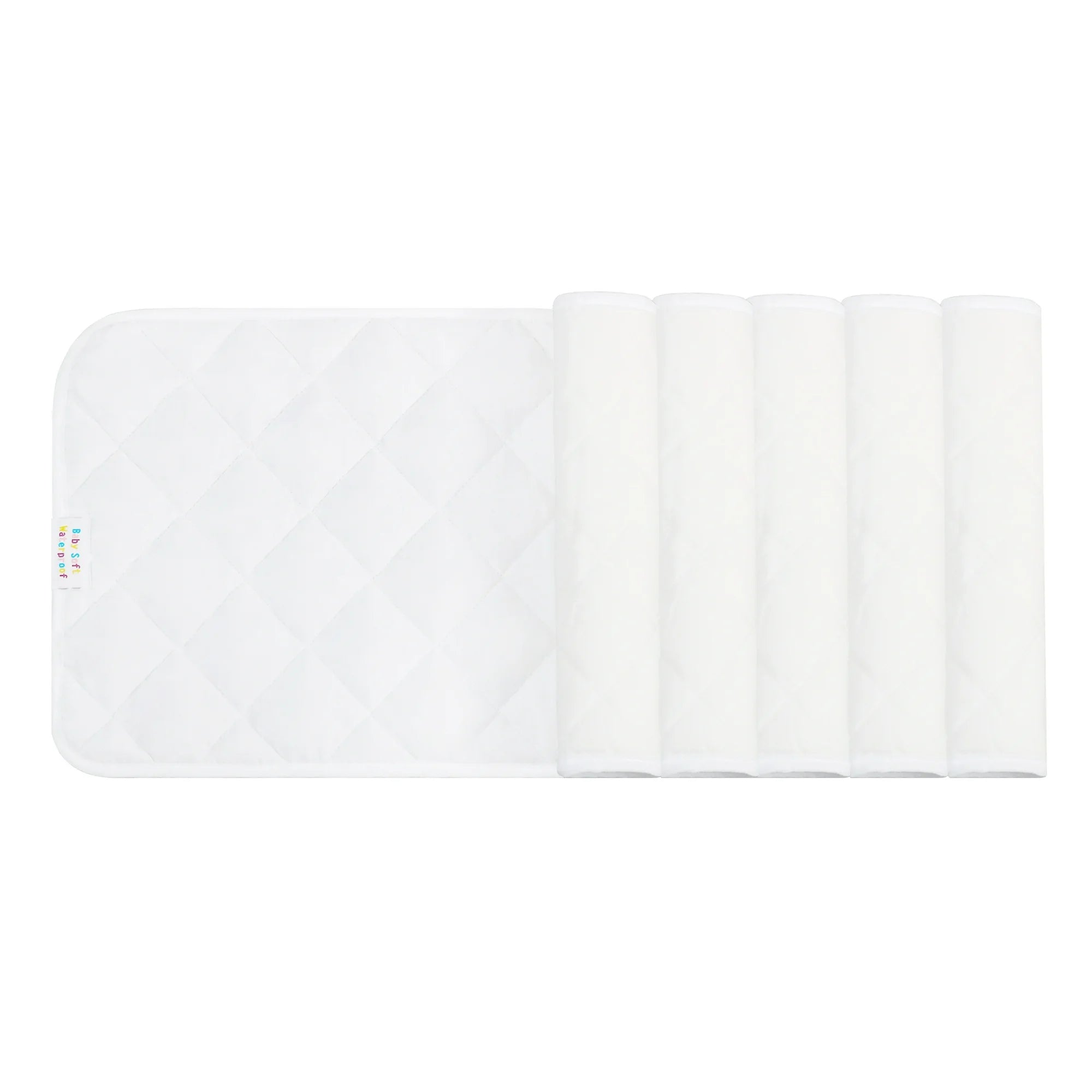5 Pack Quilted Thicker Waterproof Changing Pad Liners