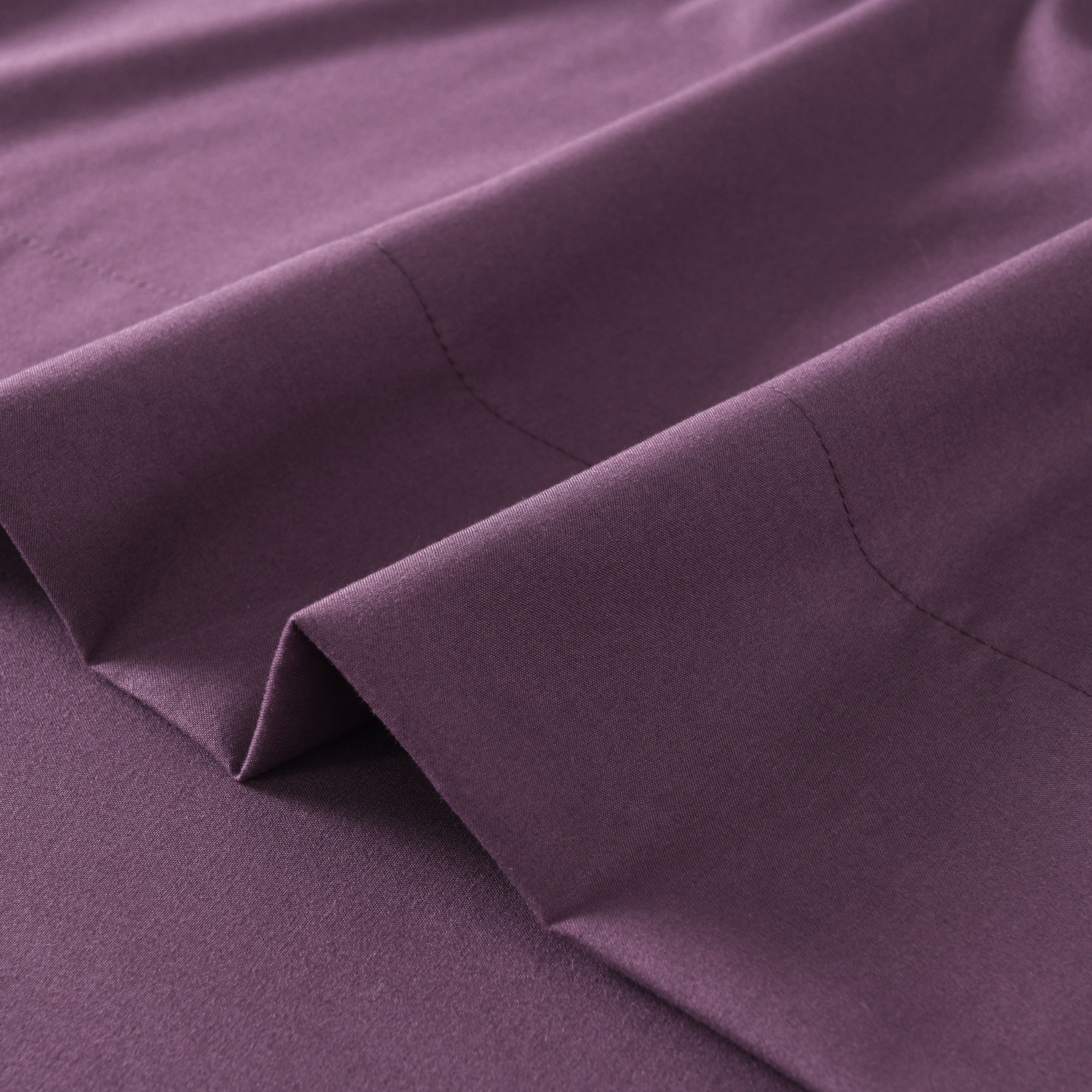 3/4 Piece Soft Solid Embroidered Bed Sheet Set Bedding Set