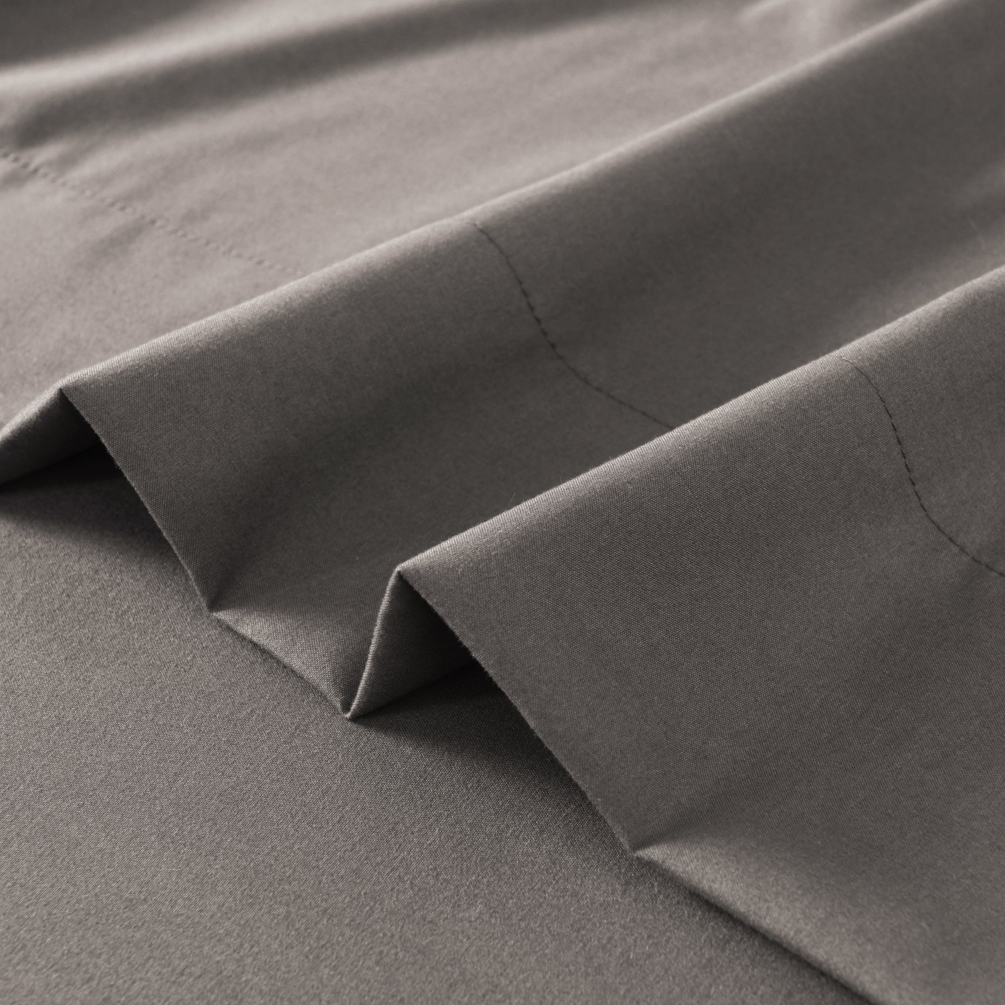 3/4 Piece Soft Solid Embroidered Bed Sheet Set Bedding Set