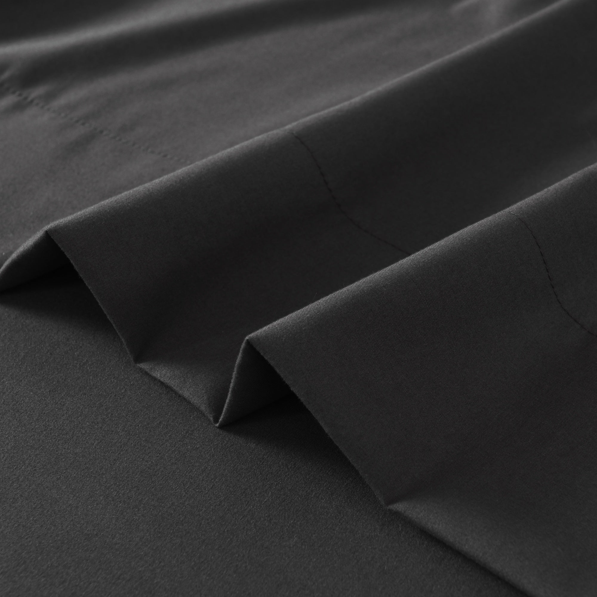 4/6 Piece Soft Solid Embroidered Bed Sheet Set