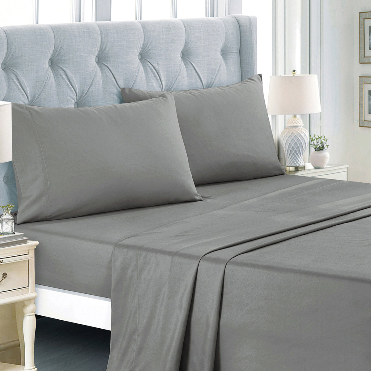 Modern Textured 9-Piece Comforter Set with Sheets