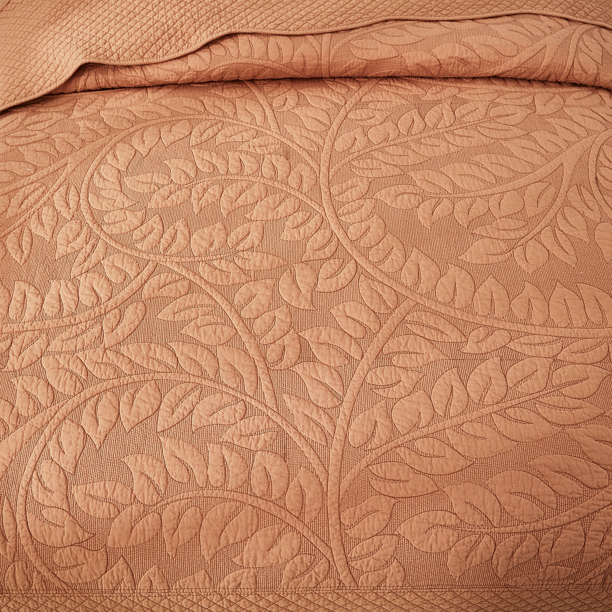 3 Piece 100% Cotton Quilt Set, Oversized Quilted Bedspread T