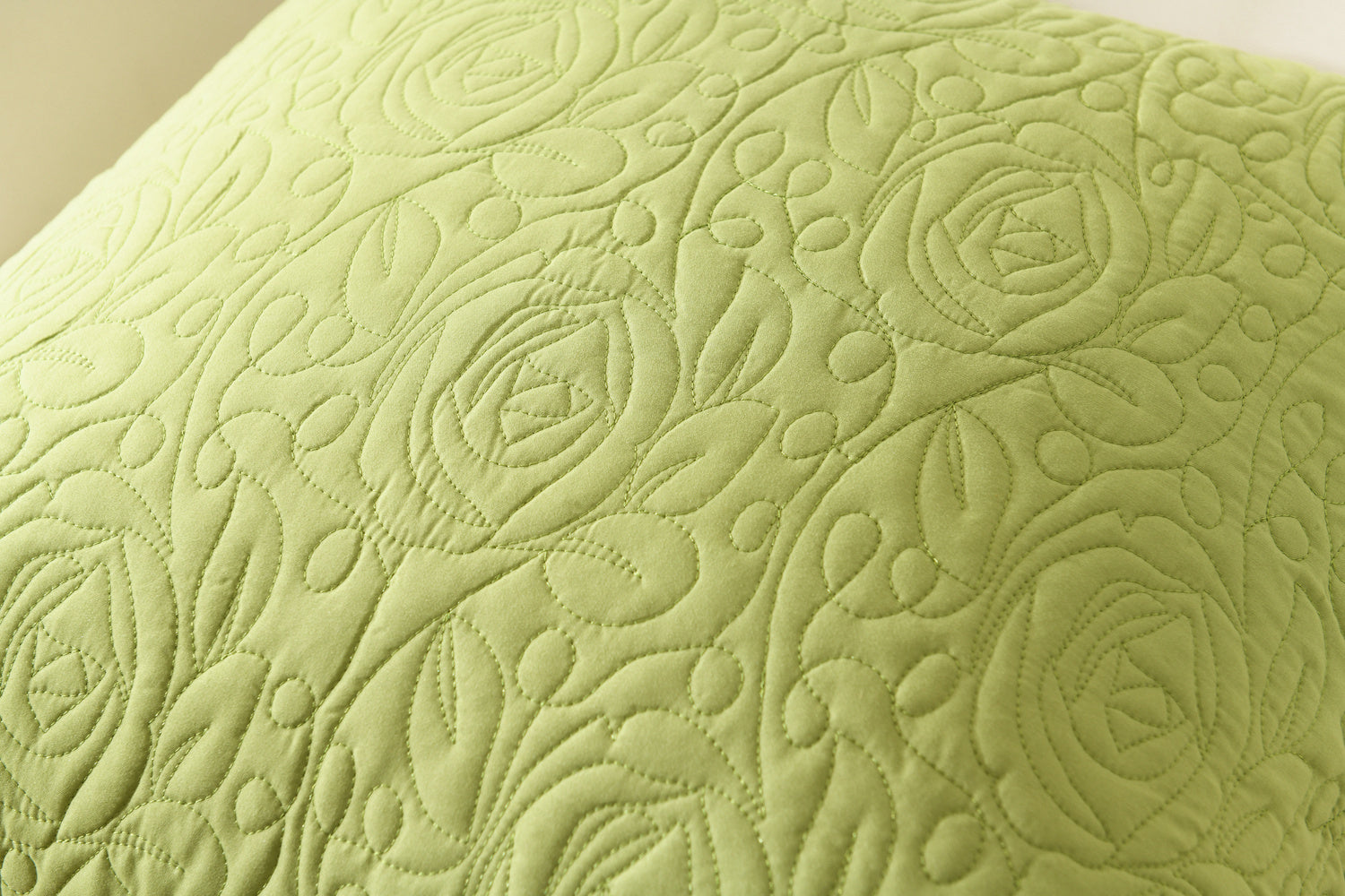 2 Pack Quilted Euro Sham Covers, Decorative Pillow Covers
