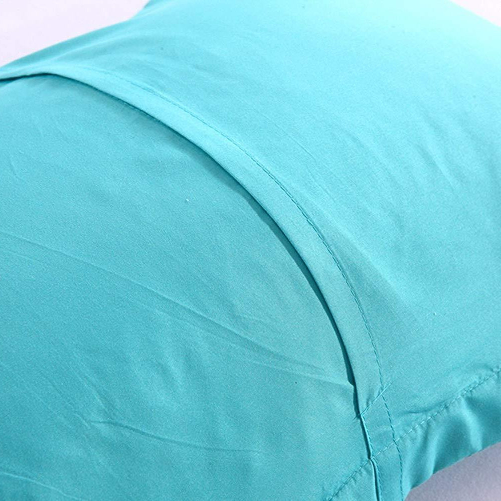 2 Piece King Size Quilted Pillow Shams, Decorative Pillow Covers