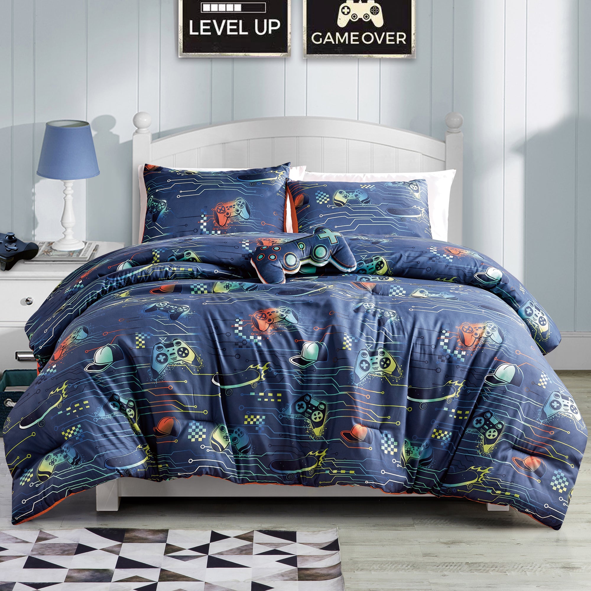 lv comforters queen size