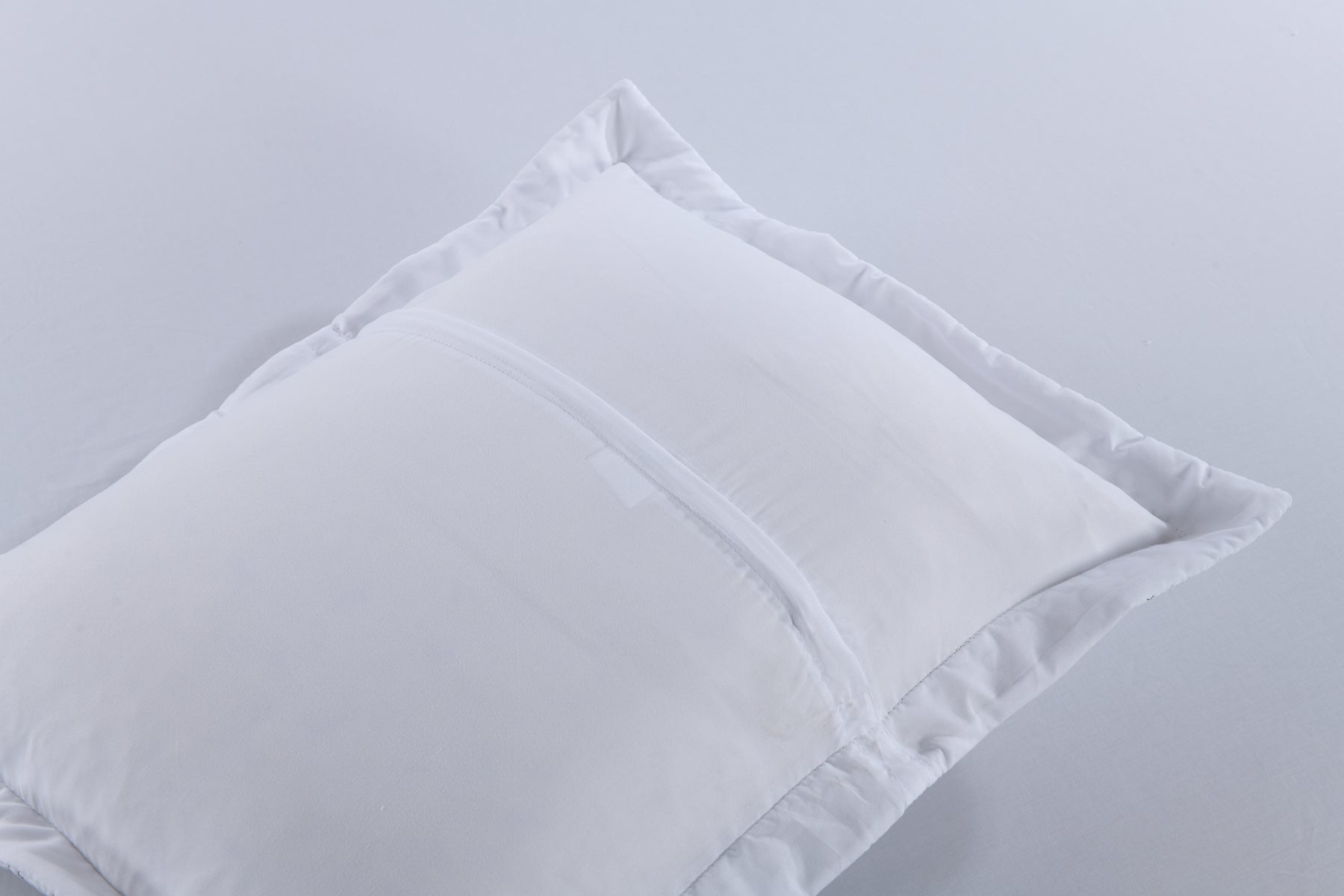 2 Pack Embroidered Pillow Shams – Standard Queen King Euro Decorative Pillow Covers with Hidden Zipper