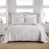 3 Pcs 100% Cotton Oversized Quilt Bedspread Set TJ