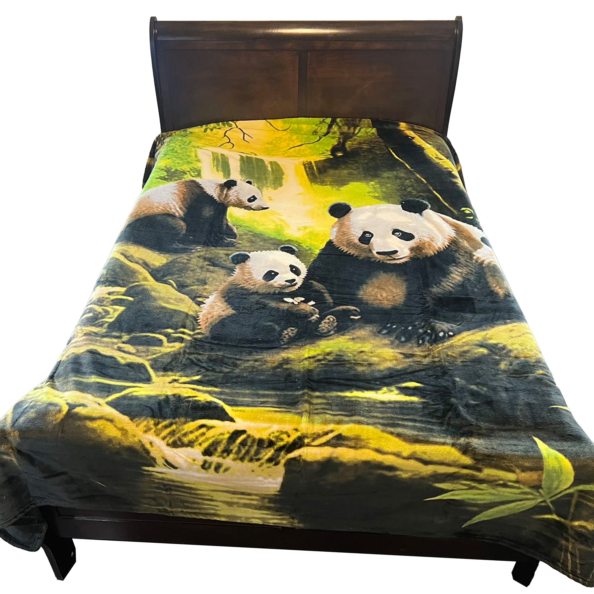 Queen Size Flannel Blanket, Ultra Soft and Warm, 400 GSM Heavyweight Plush Throw, All-Season Cozy Bed Blanket for Winter 95" x 86"