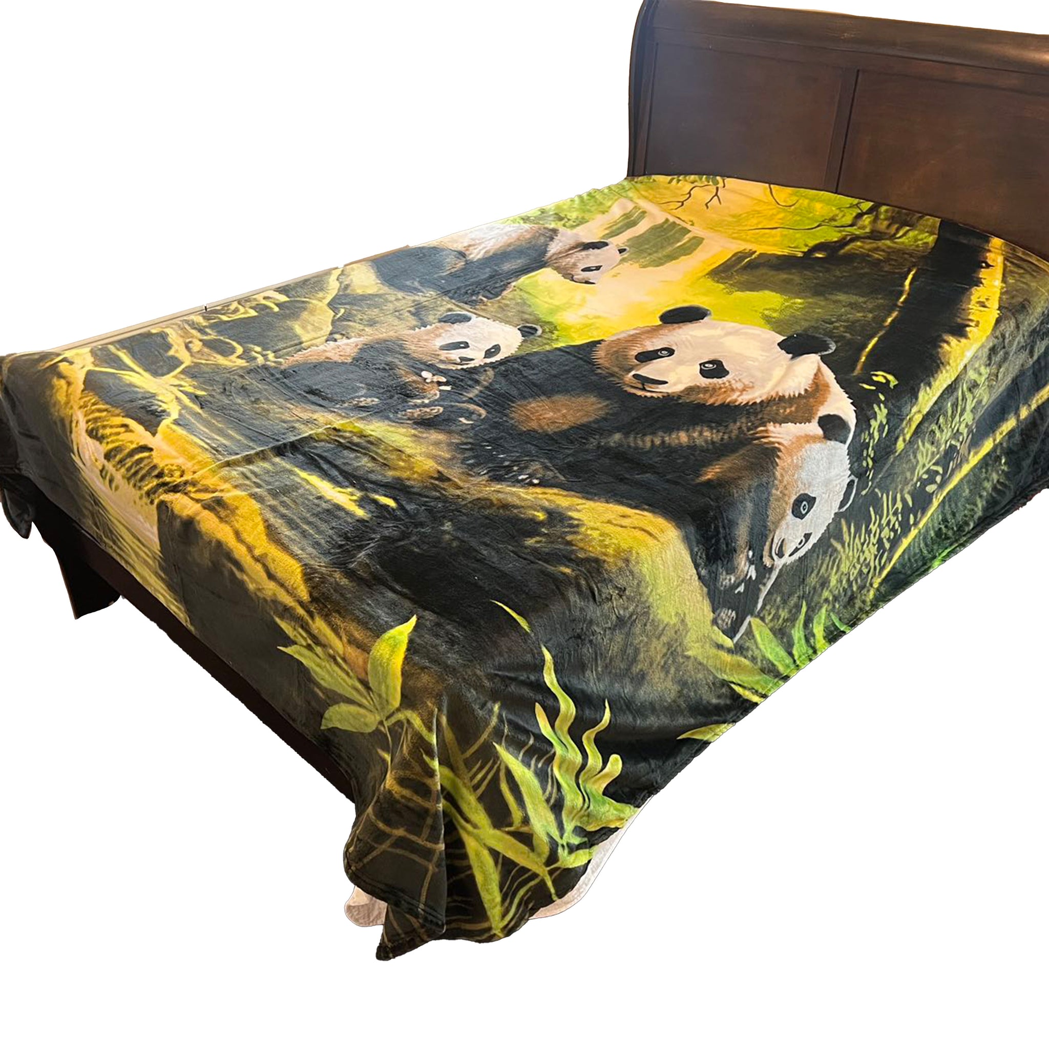 Queen Size Flannel Blanket, Ultra Soft and Warm, 400 GSM Heavyweight Plush Throw, All-Season Cozy Bed Blanket for Winter 95" x 86"