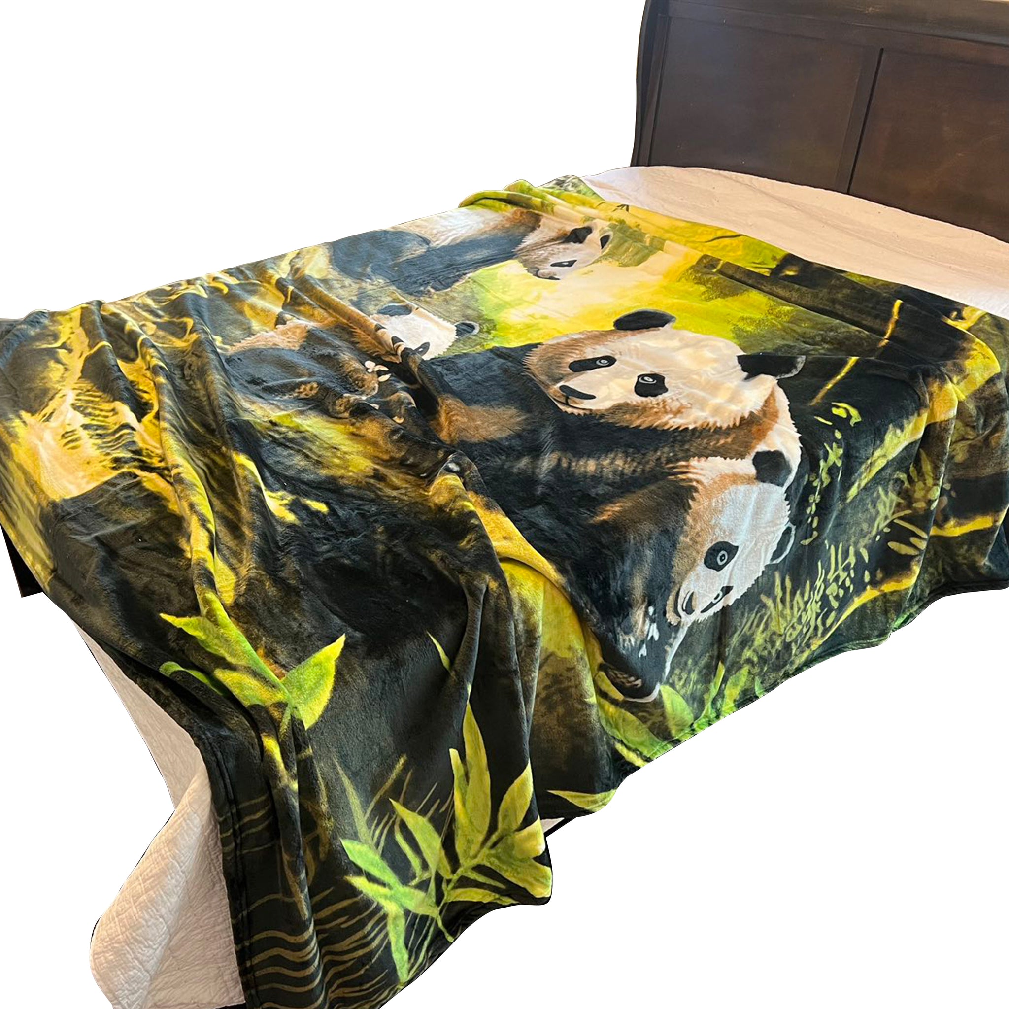 Queen Size Flannel Blanket, Ultra Soft and Warm, 400 GSM Heavyweight Plush Throw, All-Season Cozy Bed Blanket for Winter 95" x 86"