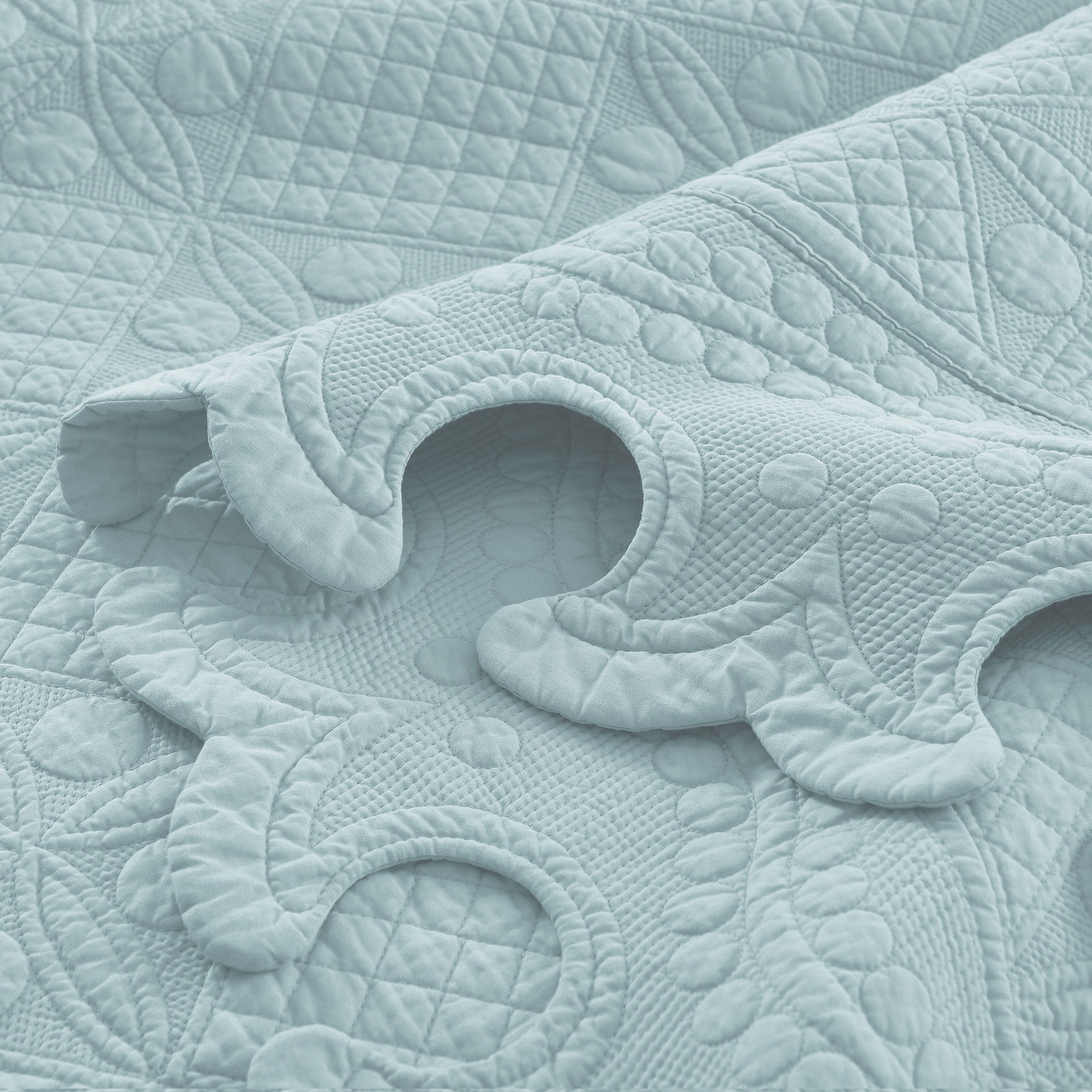 3-Piece 100% Cotton Oversized Quilt Bedspread Set TW