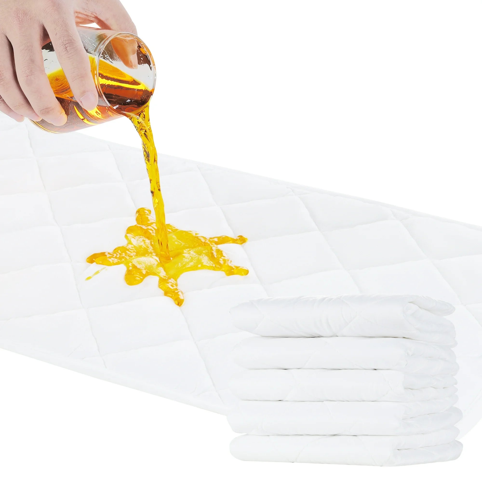 5 Pack Quilted Thicker Waterproof Changing Pad Liners