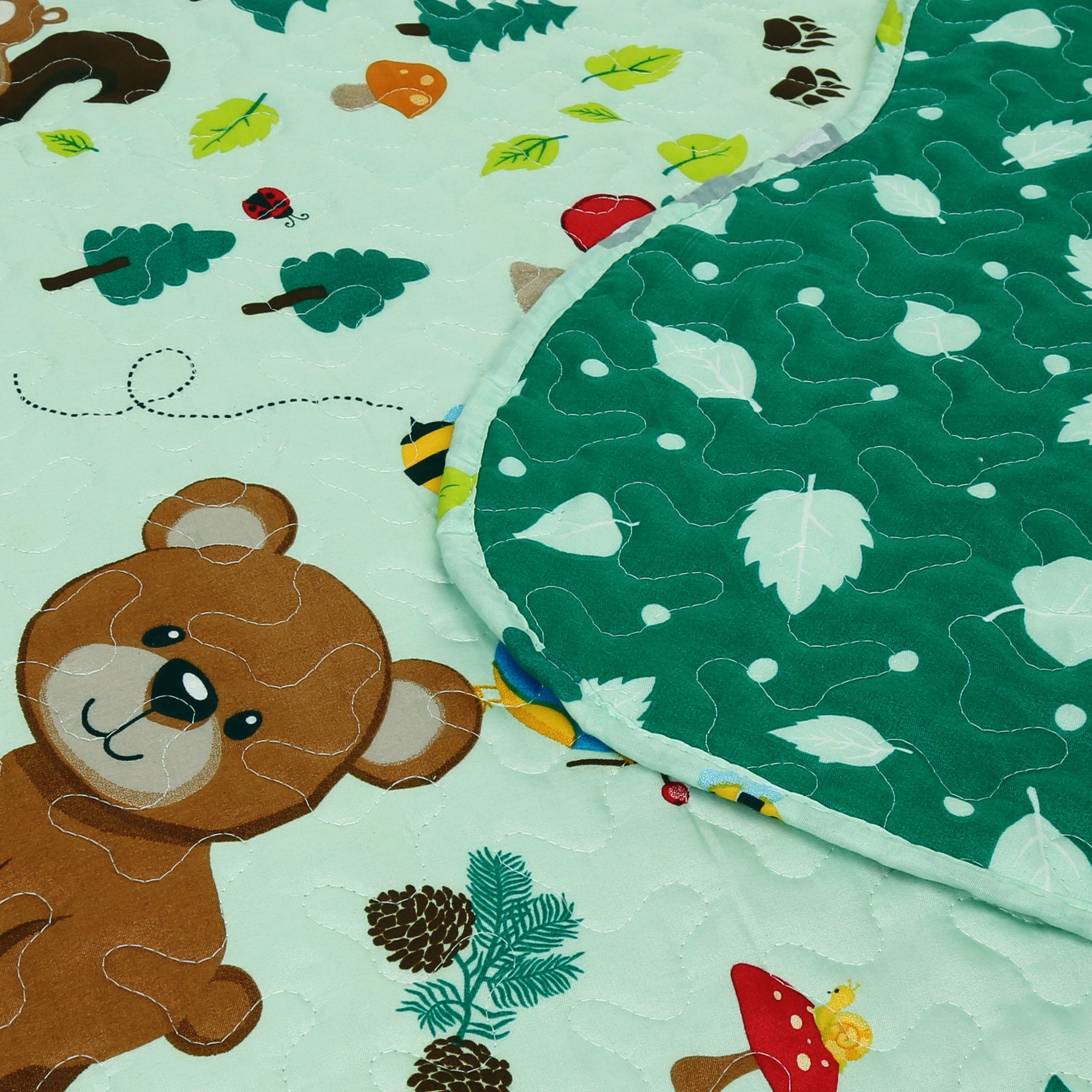 2/3 Piece Kids Quilt Bedspread Set Throw Blanket