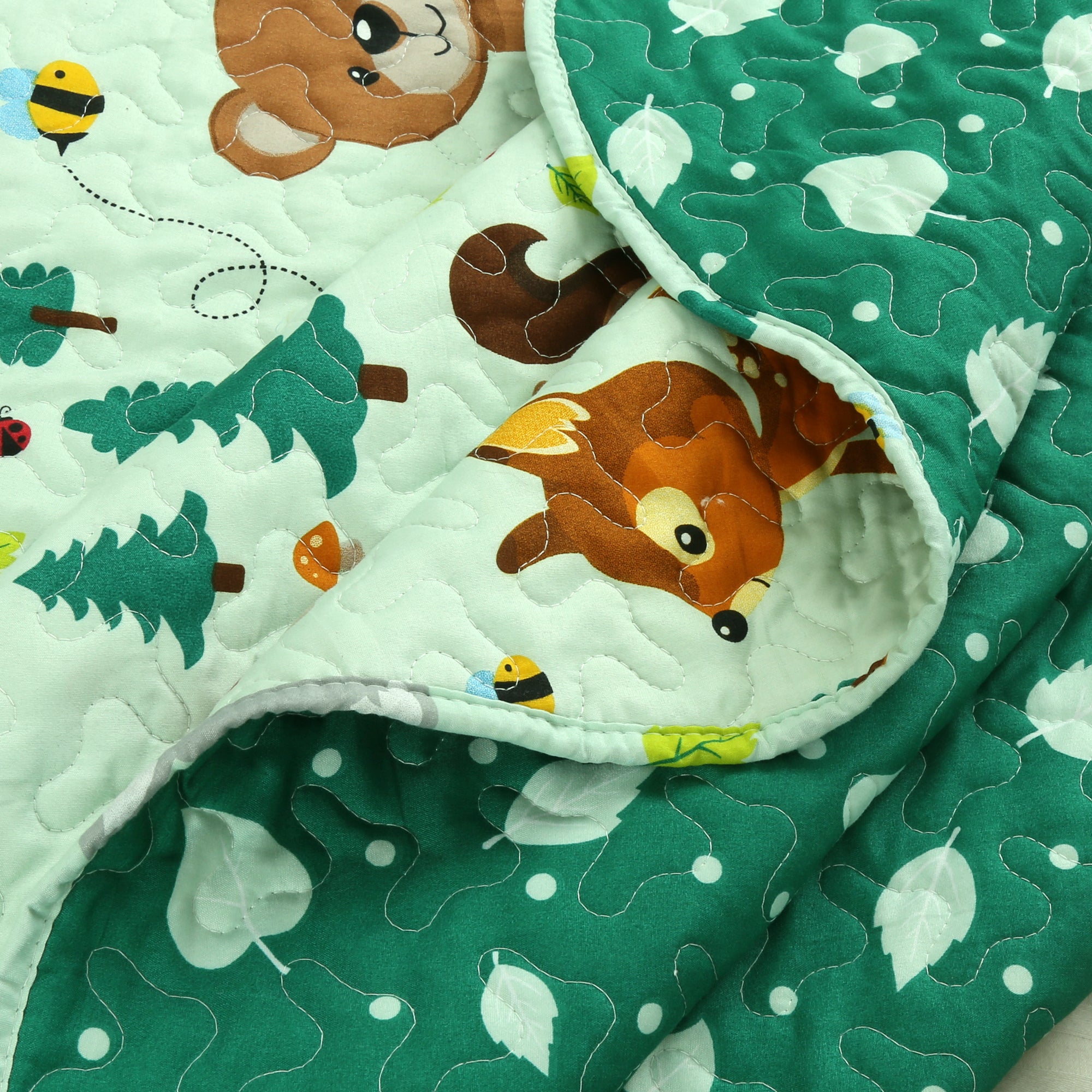 2/3 Piece Kids Quilt Bedspread Set Throw Blanket