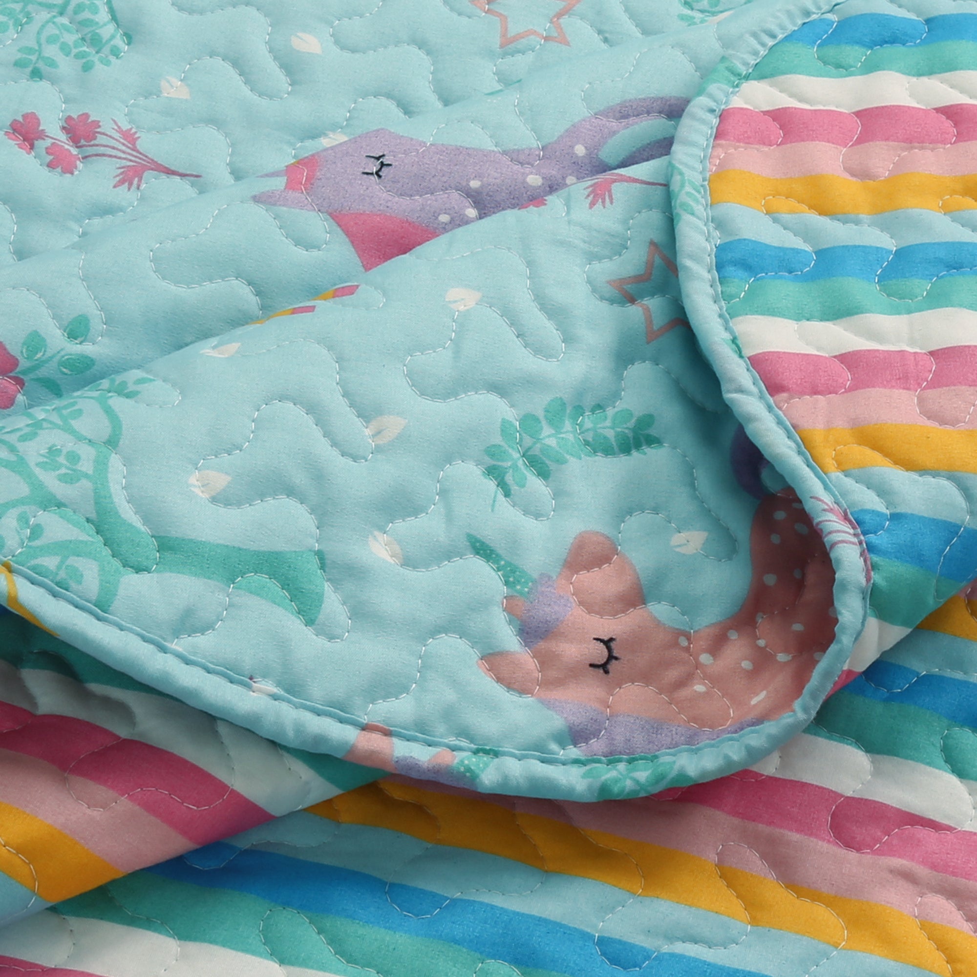 2/3 Piece Kids Quilt Bedspread Set Throw Blanket