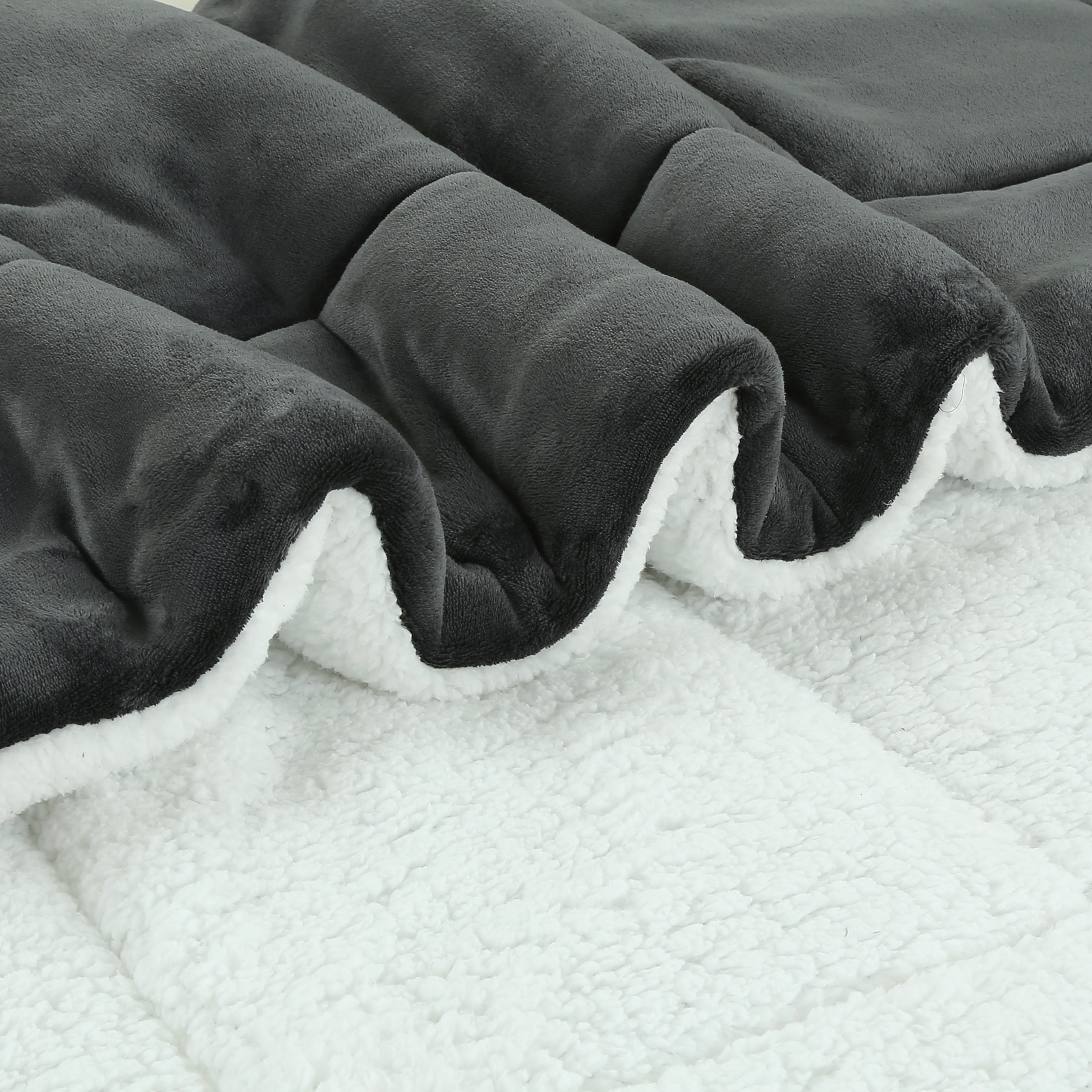 3 Piece Soft Cozy Plush Solid Color Comforter Set