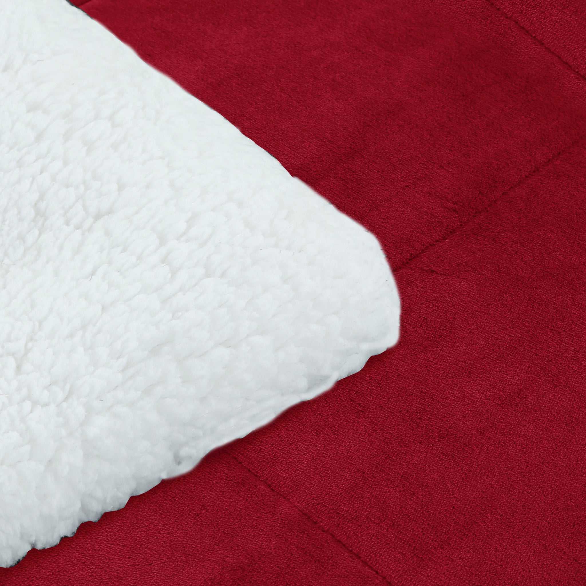 Soft Micromink Sherpa Comforter Set, 3-Piece Comforter Set – Fluffy Ultra Cozy, Warm, and Plush Reversible Comforter with 2 Pillowcase, Queen/King Size