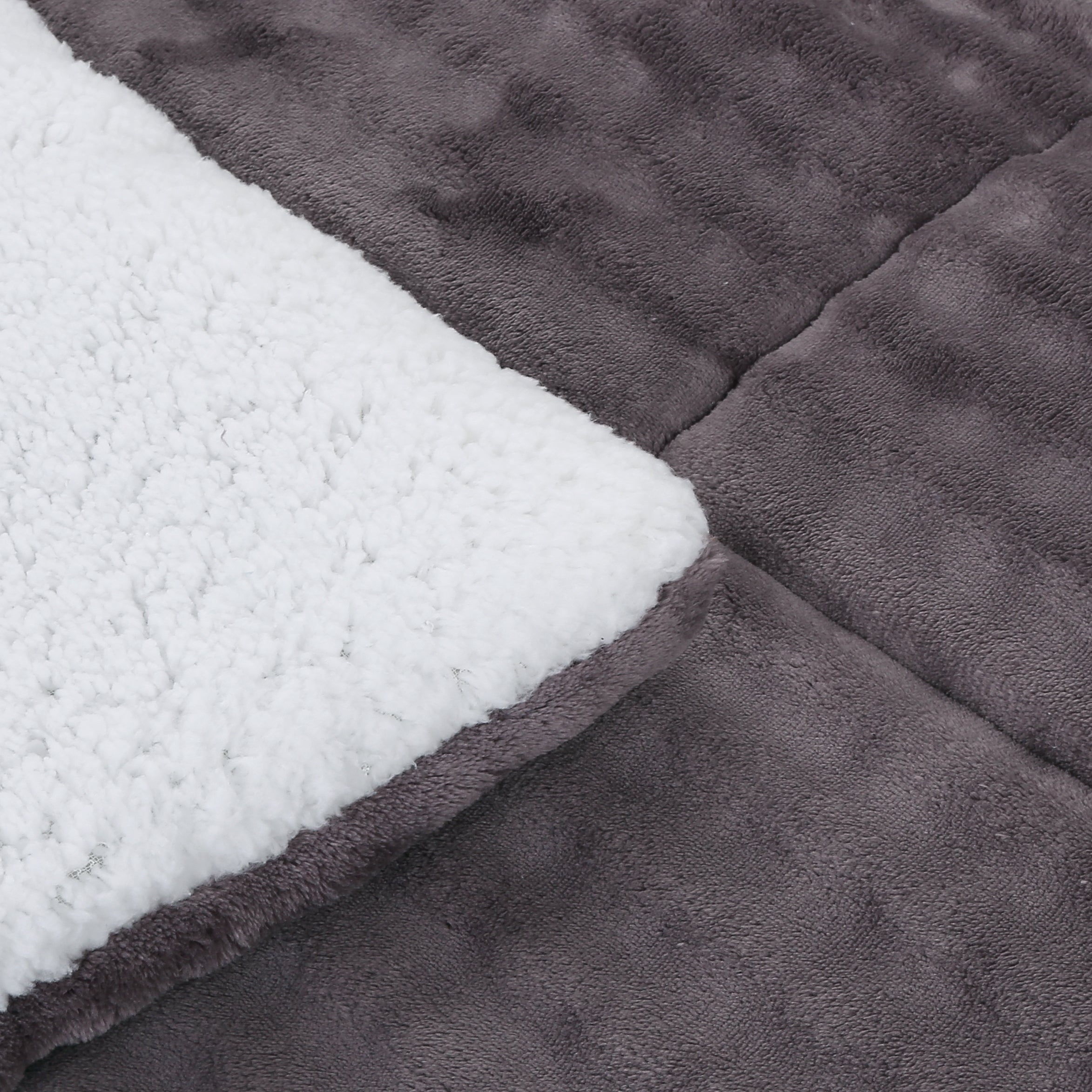 3 Piece Plush Flannel Comforter Set – Soft Bubble Velvet
