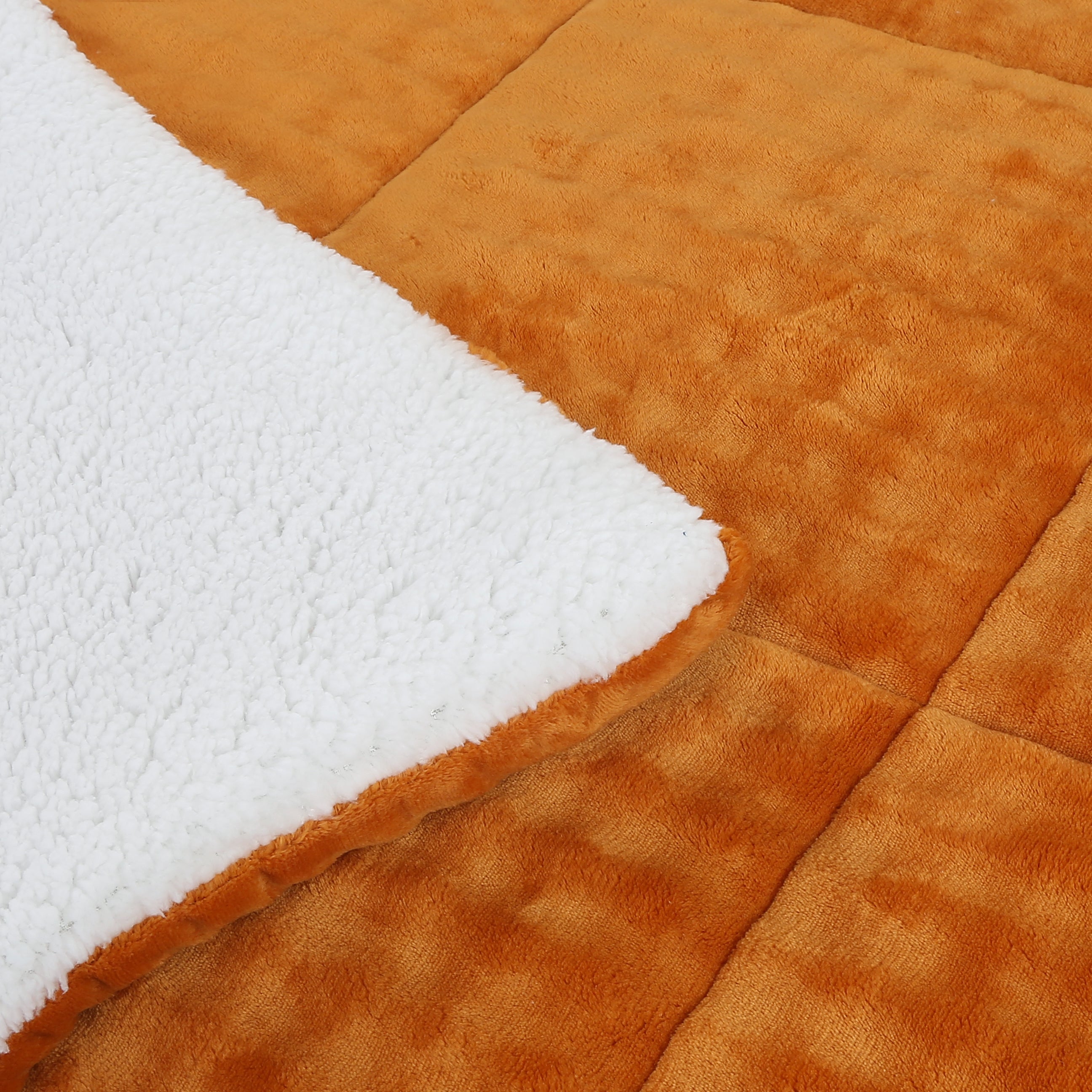 3 Piece Plush Flannel Comforter Set – Soft Bubble Velvet