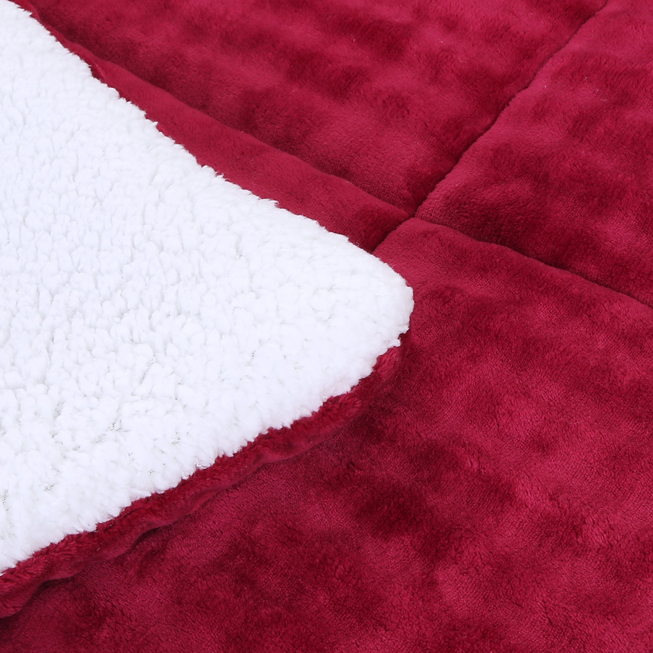 3 Piece Plush Flannel Comforter Set – Soft Bubble Velvet