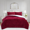 Soft Plush Flannel Bubble 3PCS Comforter Set
