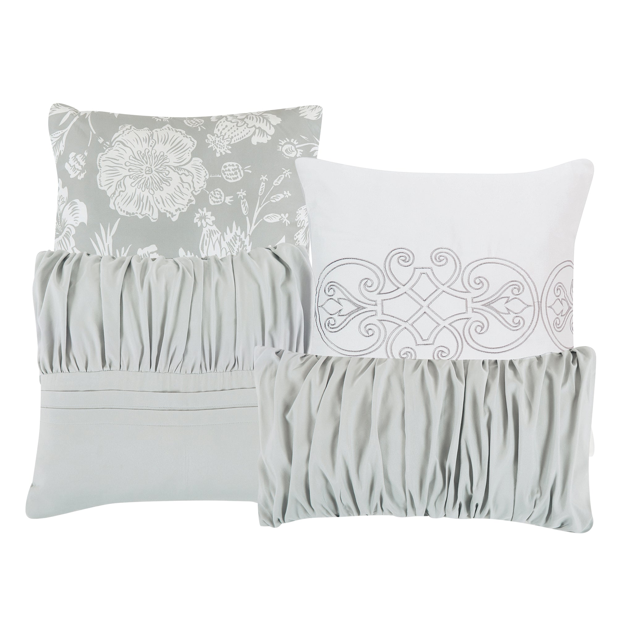 7 Pieces Bedding Comforter Set Maxine