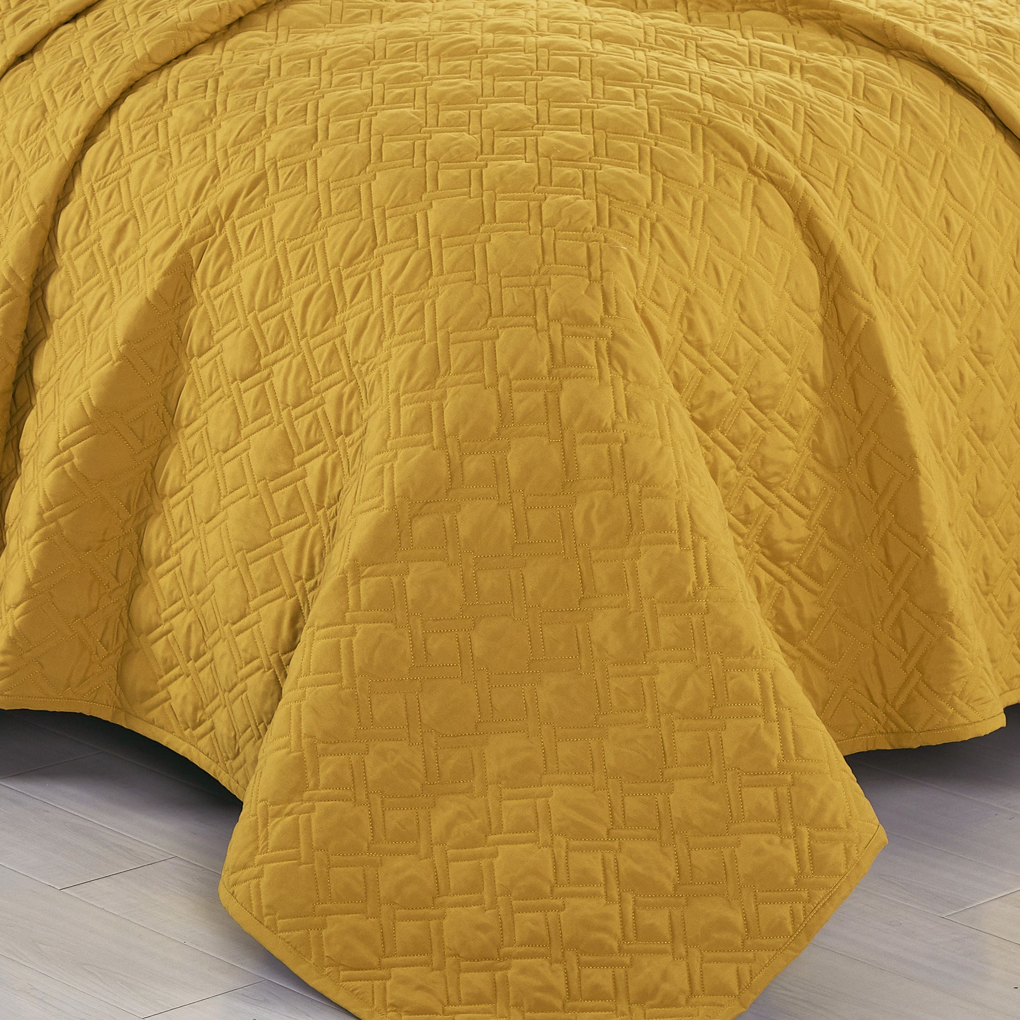 3 Piece Solid Quilt Set Lightweight Bedspread Set Kagami 2024