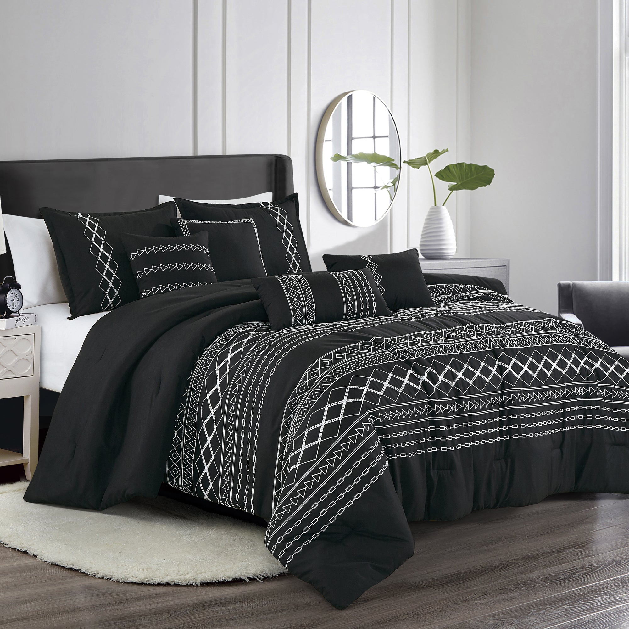 7 PCS Bedding Comforter Set Yihana 2024