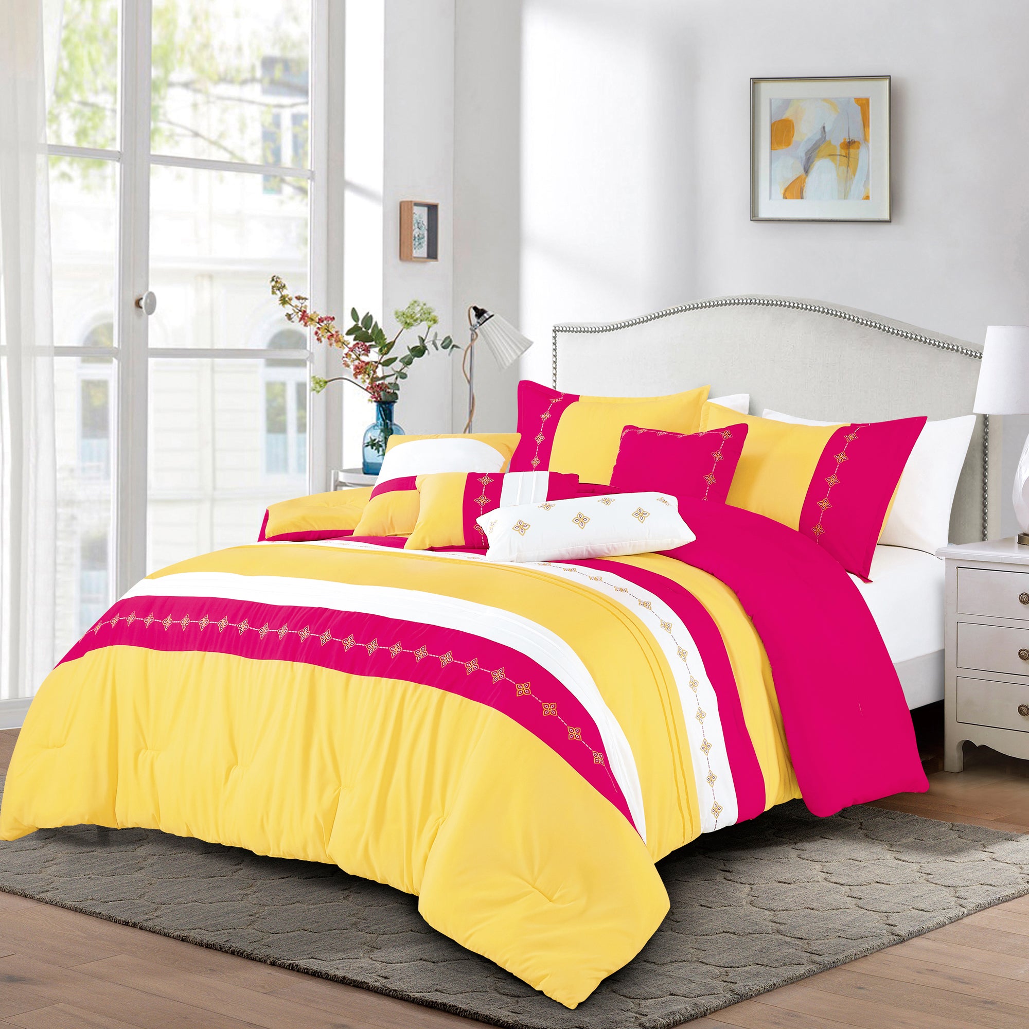 7 PCS Bedding Comforter Set Uadjit 2024