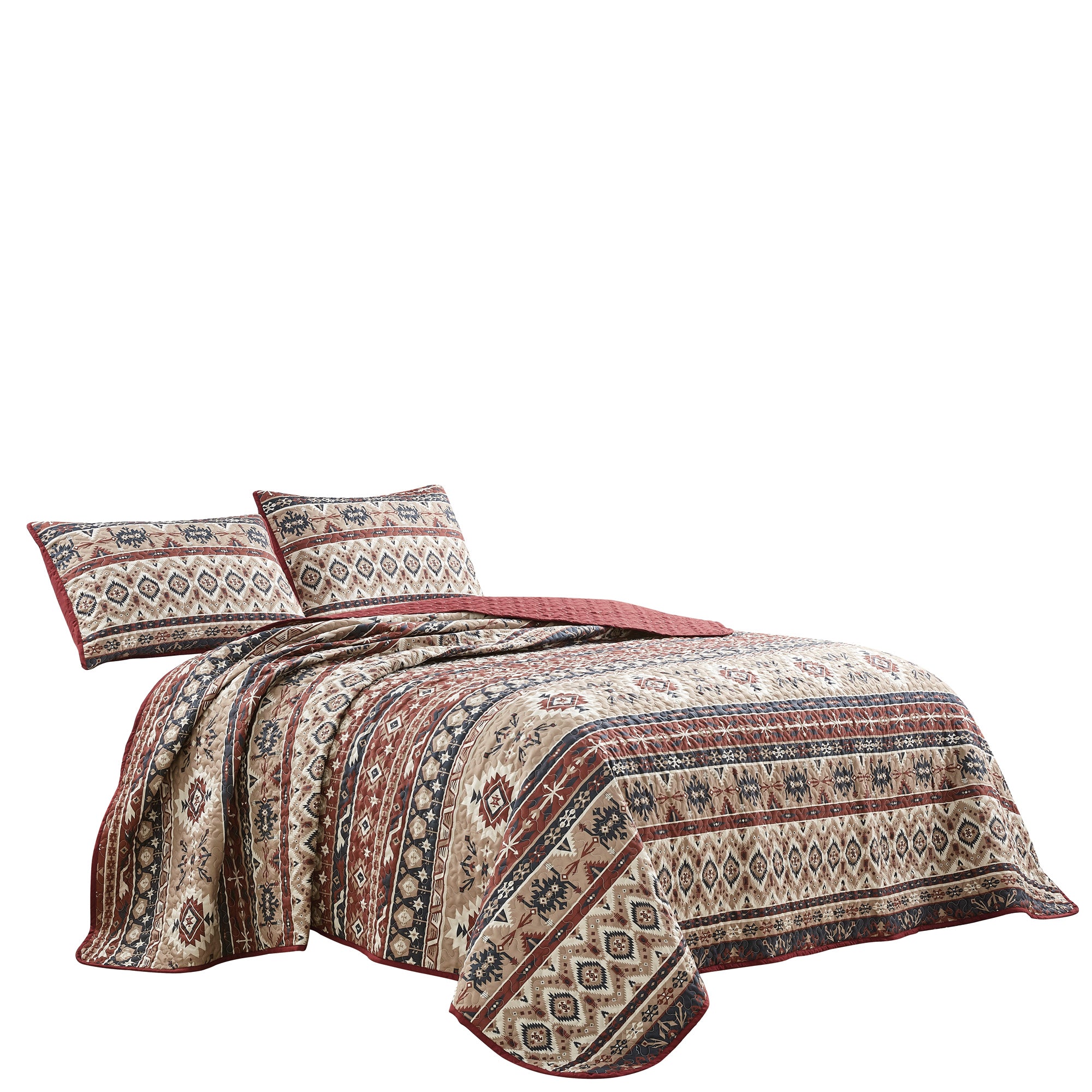 3 Piece Western Quilt Set Lightweight Bedspread Set Dalmar 2024