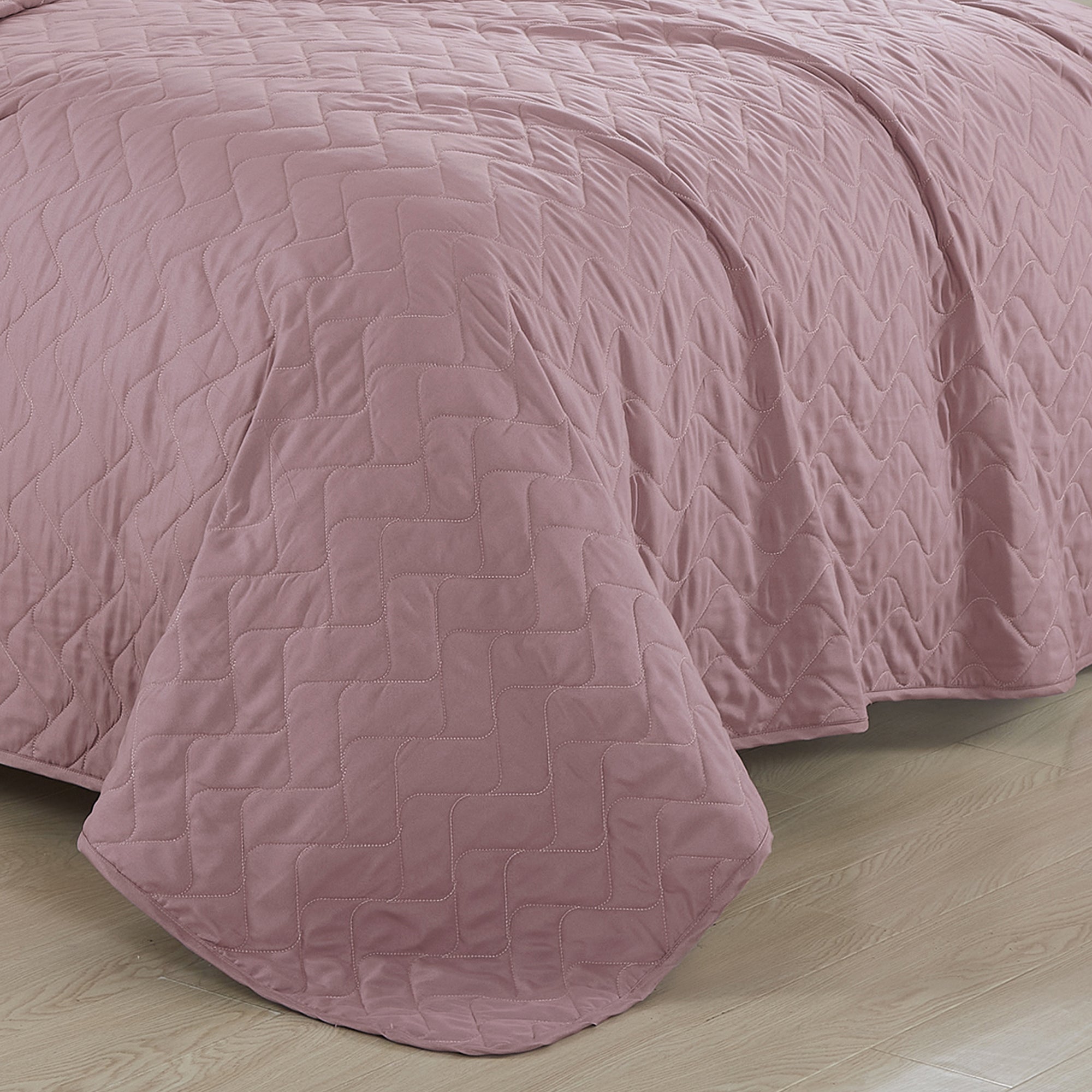 3 Piece Solid Quilt Set Lightweight Bedspread Set Emre 2024