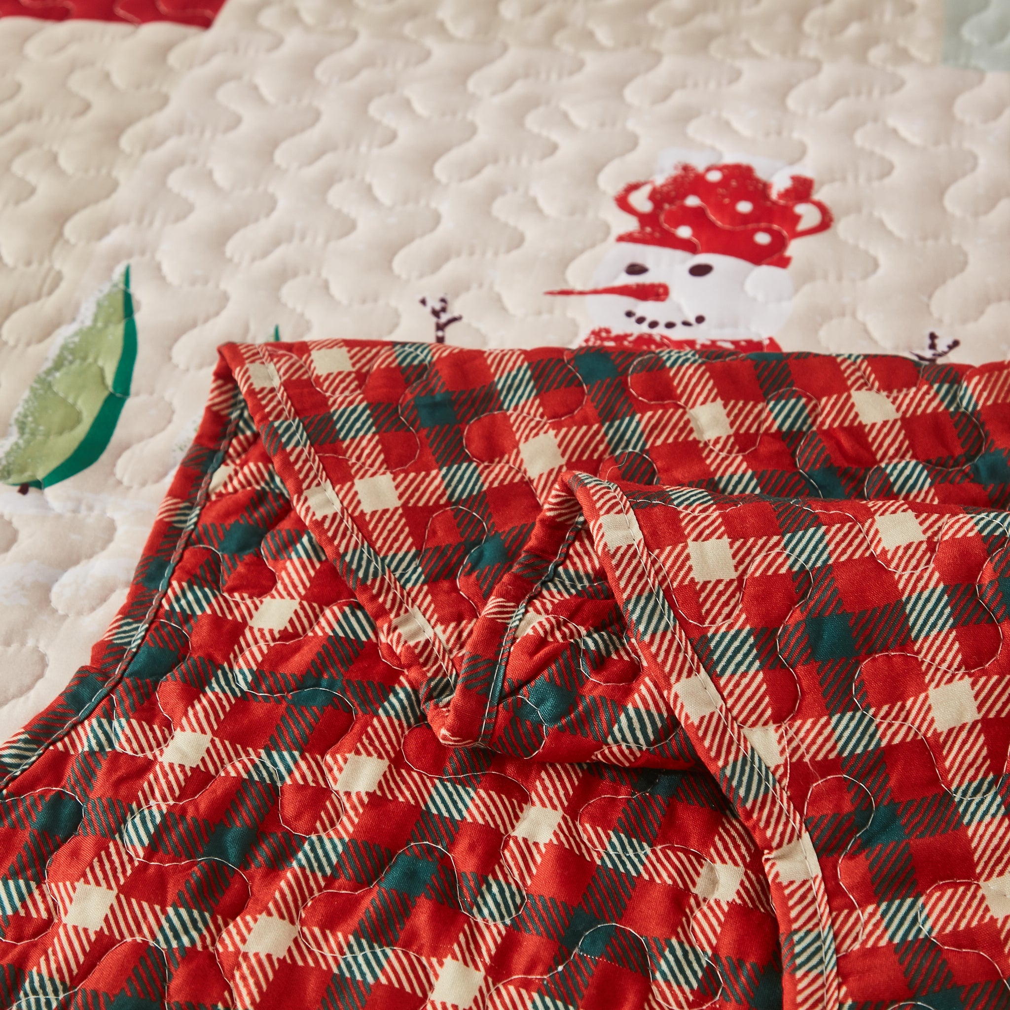 Christmas Quilt Set Bedspread set B022