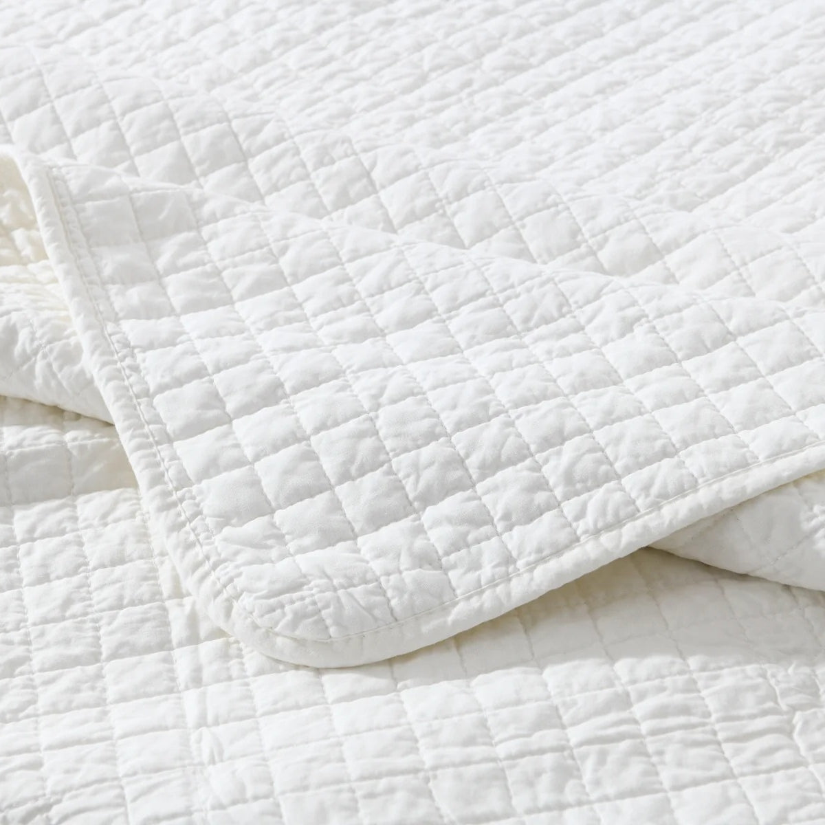 100% Cotton Quilted Throw Blanket Soft Decorative Couch Sofa Cover Lightweight Bed Throw