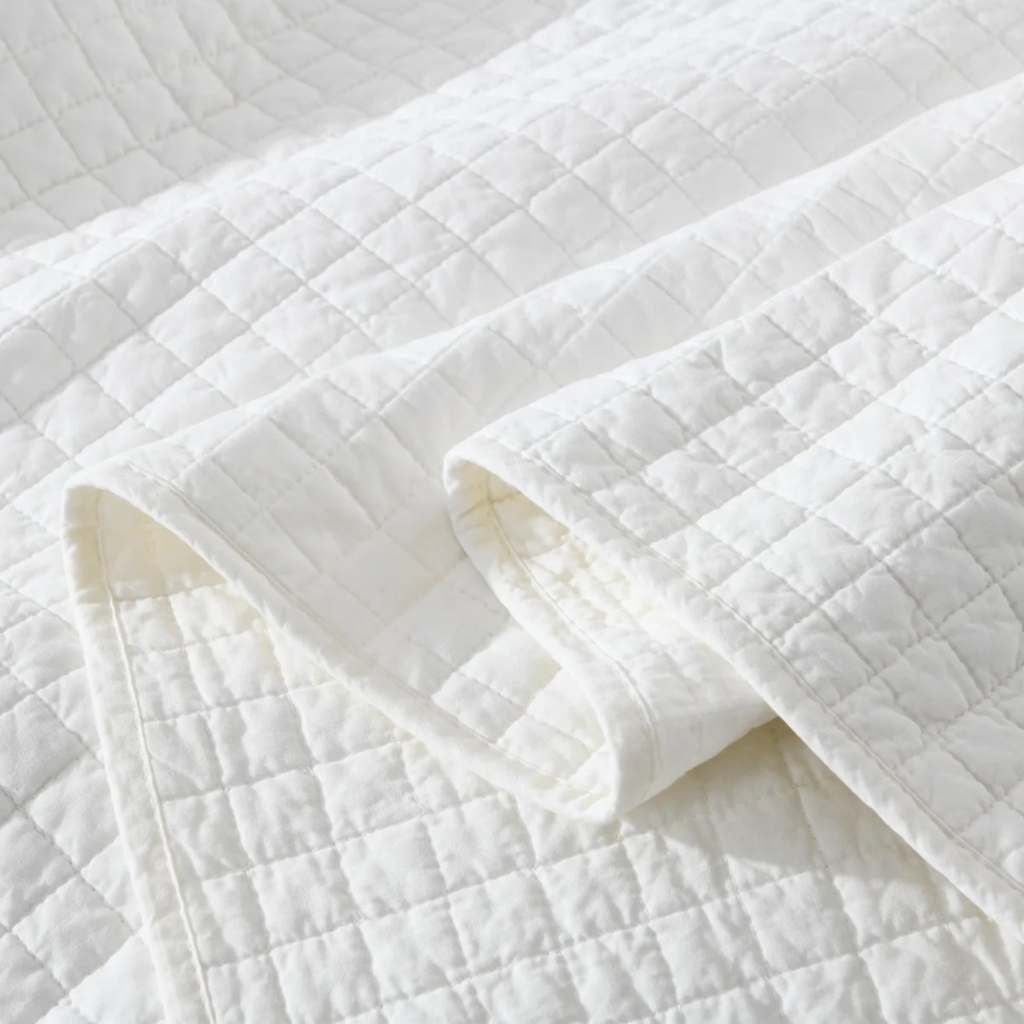 100% Cotton Quilted Throw Blanket Soft Decorative Couch Sofa Cover Lightweight Bed Throw