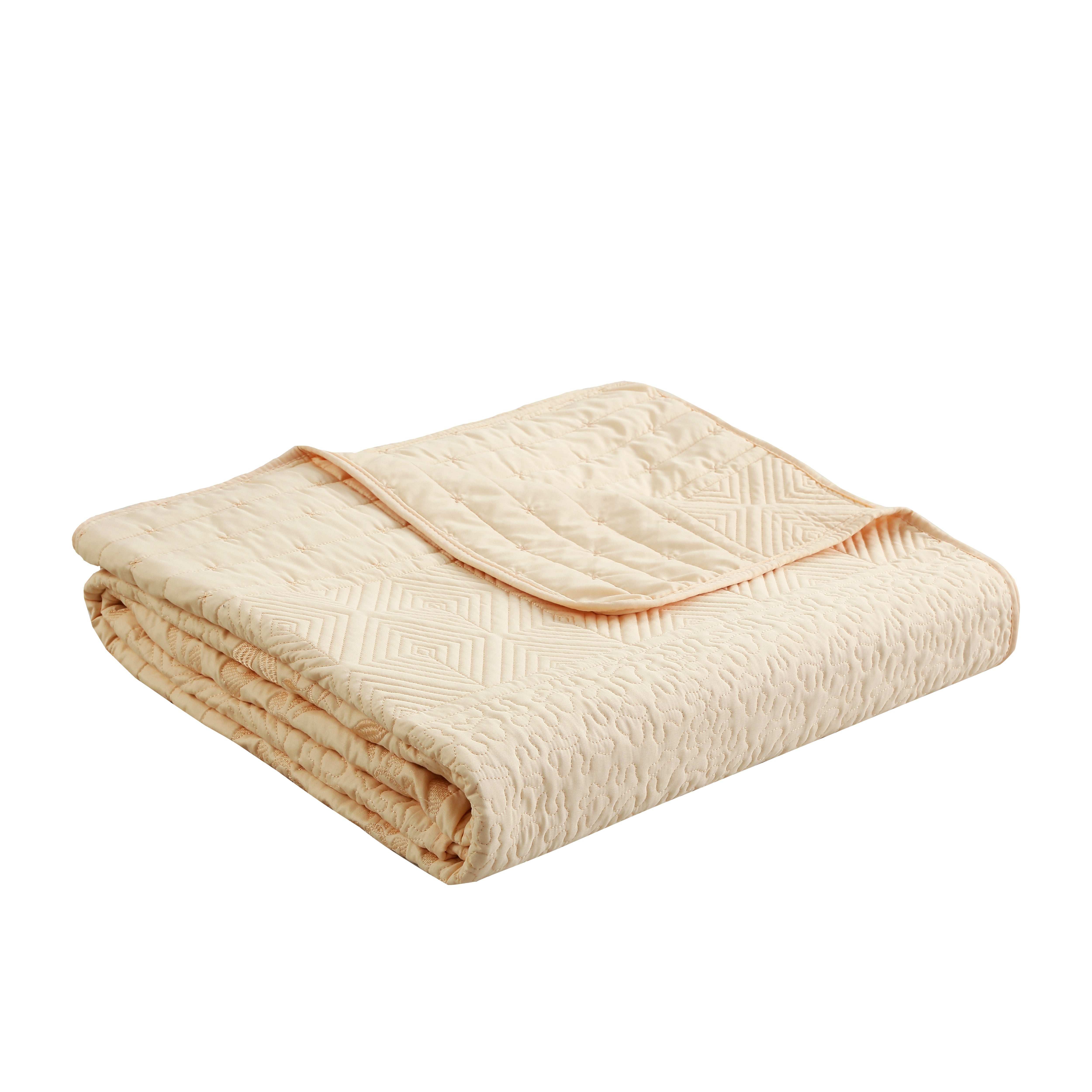 3 Piece Elegant Embroidered Quilt Set – Farmhouse Bedspread ME17