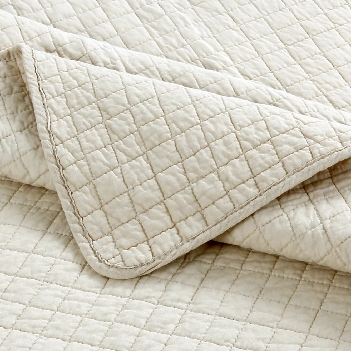 100% Cotton Quilted Throw Blanket Soft Decorative Couch Sofa Cover Lightweight Bed Throw