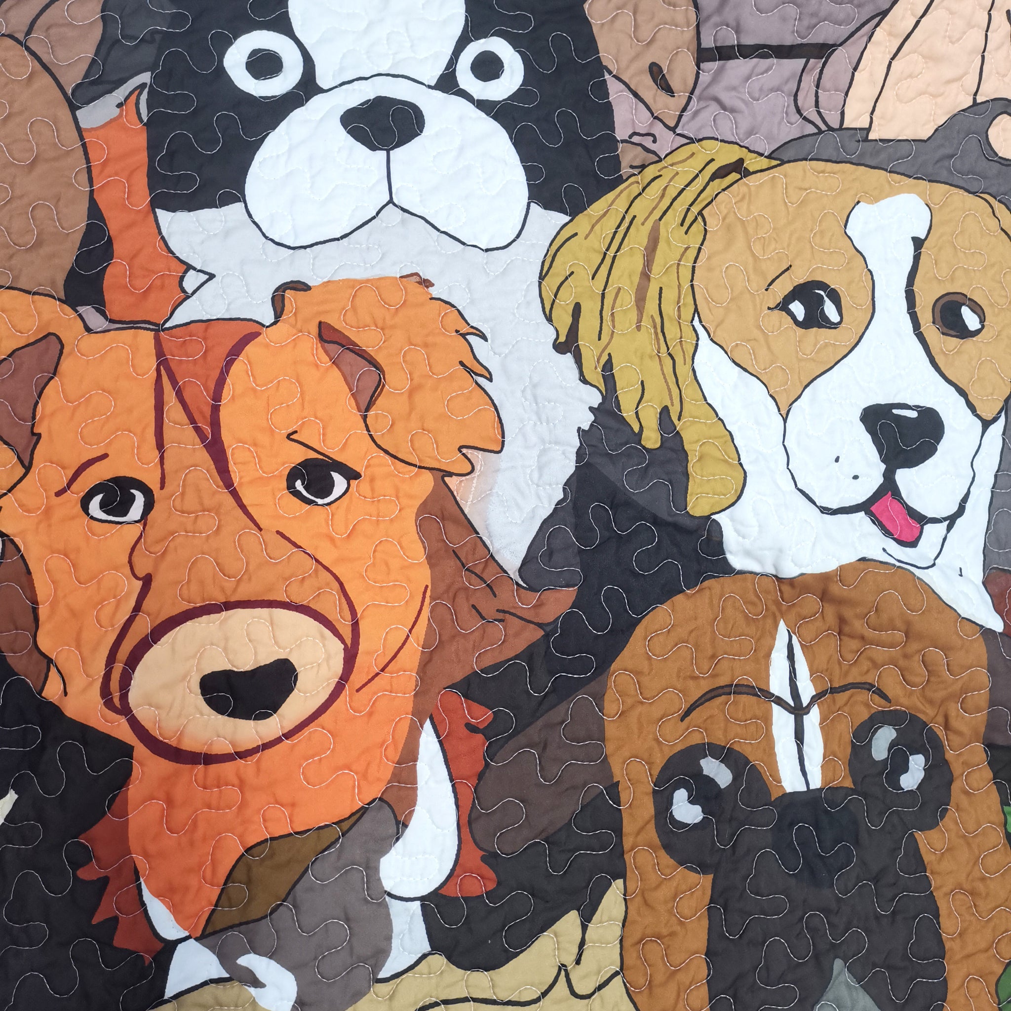 Kids Quilt Bedspread Set Dog WX200