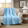 100% Cotton Quilted Throw Decorative Throw Blanket
