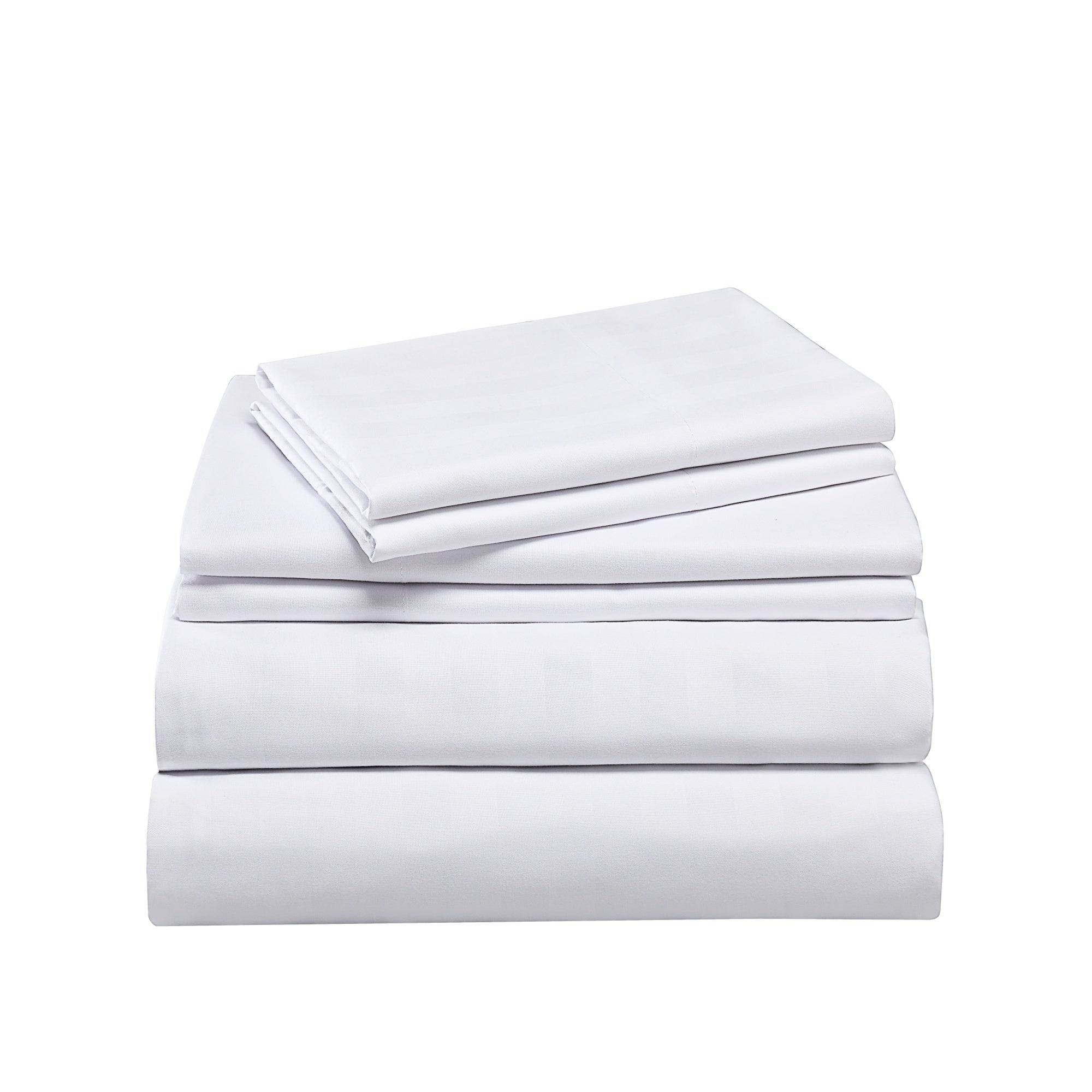 3/4 Piece Luxury Stripe Bed Sheet Set – Soft Hotel Bedding Collection 35000