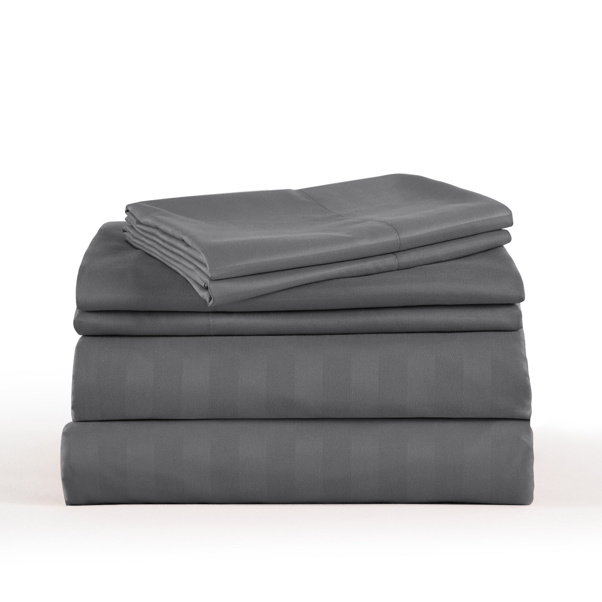 3/4 Piece Luxury Stripe Bed Sheet Set – Soft Hotel Bedding Collection 35000