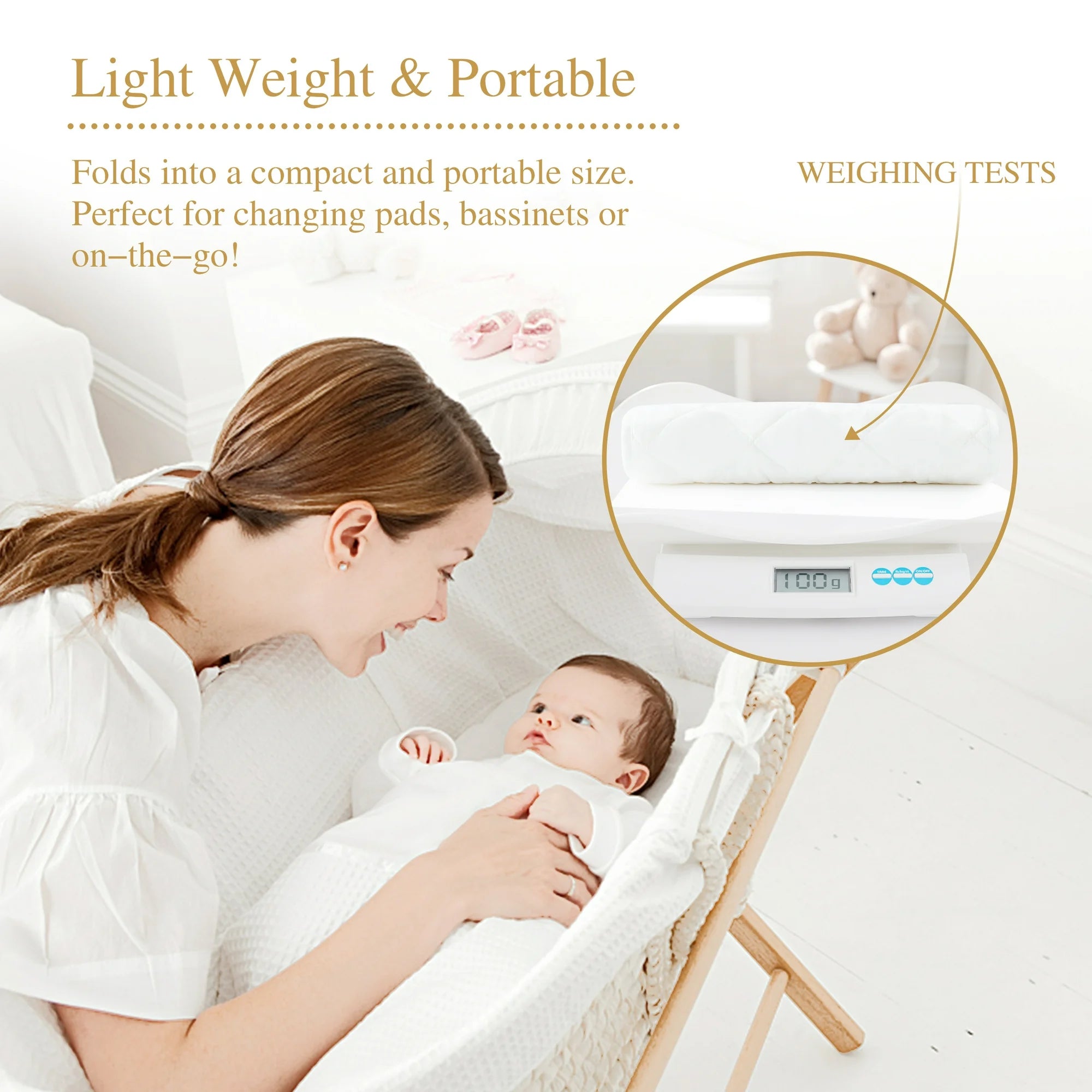 5 Pack Quilted Thicker Waterproof Changing Pad Liners
