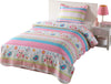 Kids Bedspread Quilts Set Throw Blanket for Girls A73